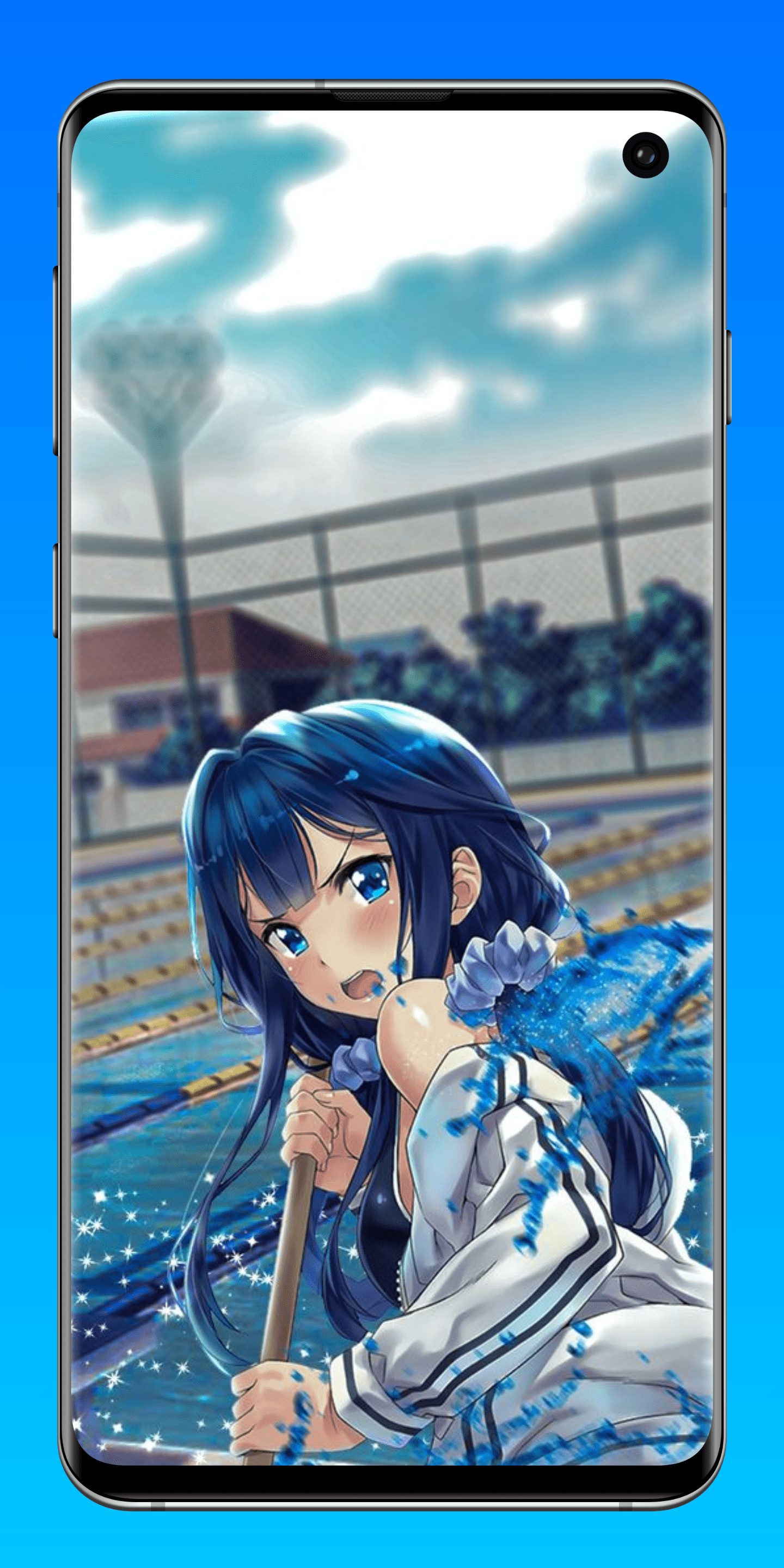اسکرین شات 8 برنامه Beautiful Anime Girl Wallpaper
