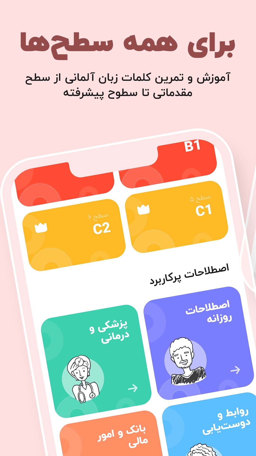 اسکرین شات 6 برنامه ‏دوچیتو: آموزش زبان آلمانی جامع