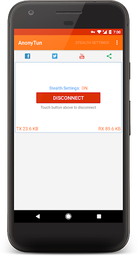 اسکرین شات 2 برنامه AnonyTun