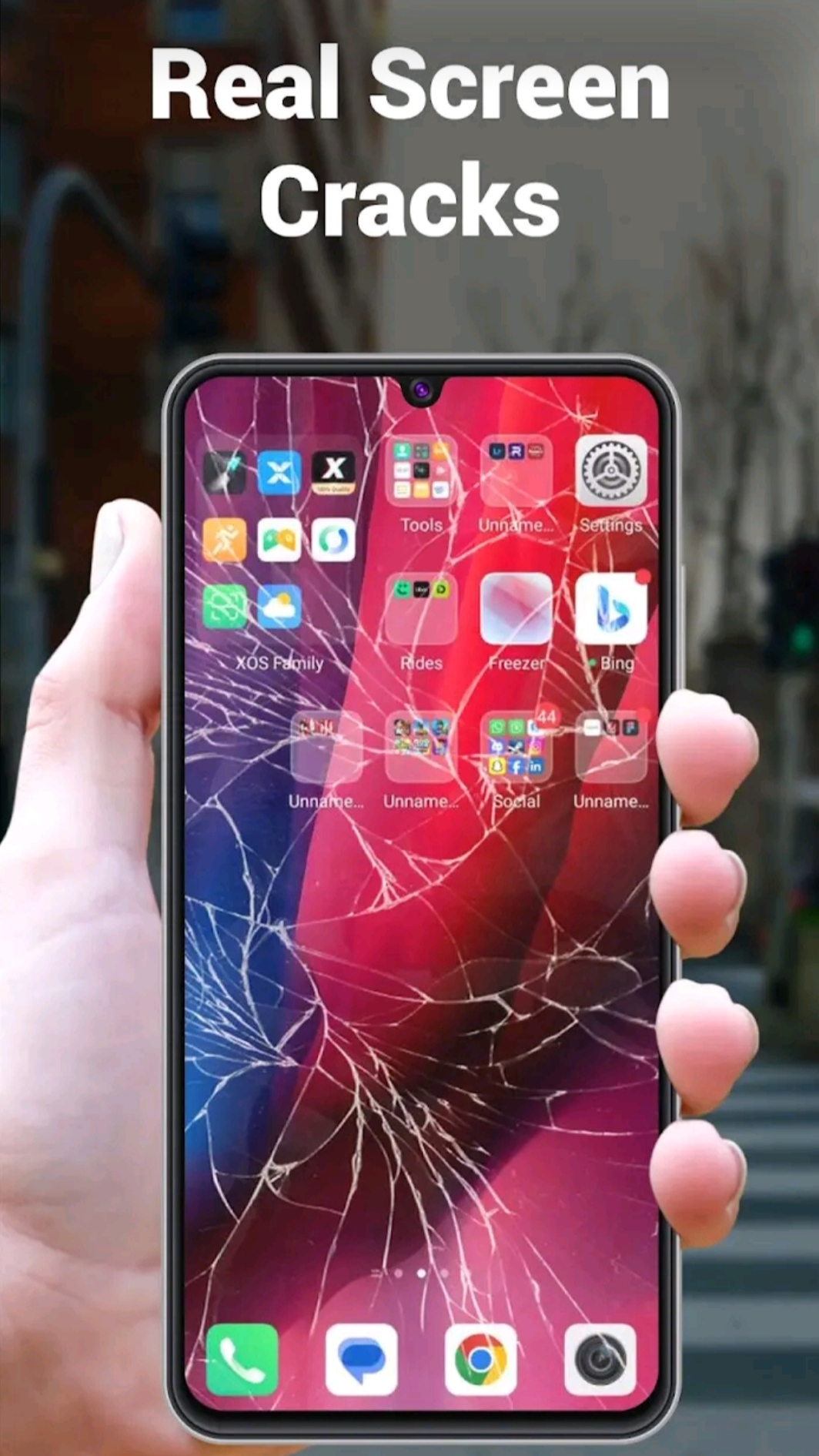 اسکرین شات 2 برنامه شکستن صفحه گوشی/شوخی