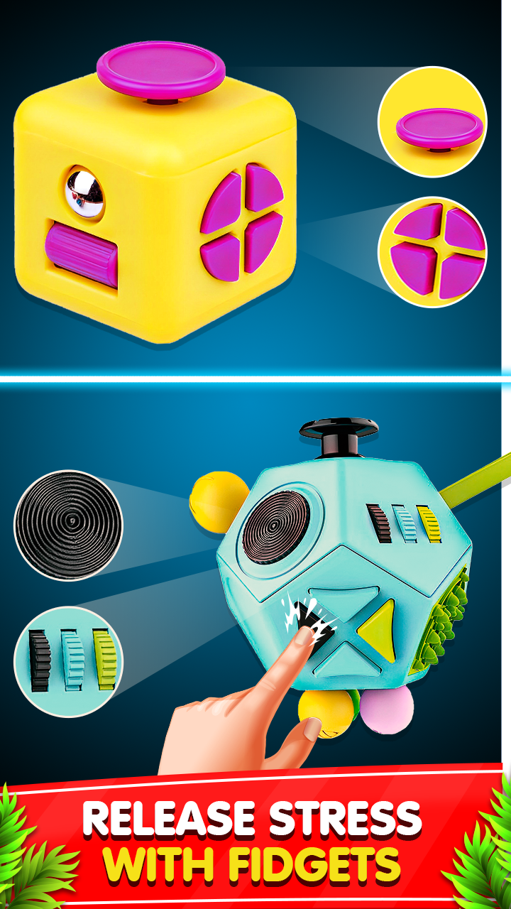 اسکرین شات 3 بازی Anti Stress Fidget Toys Pop it