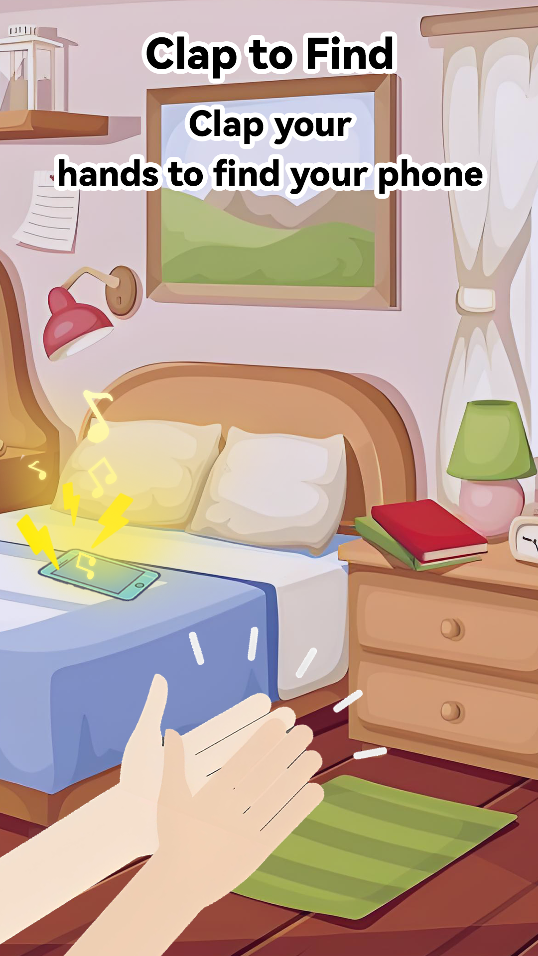 اسکرین شات 1 برنامه Clap to Find Phone