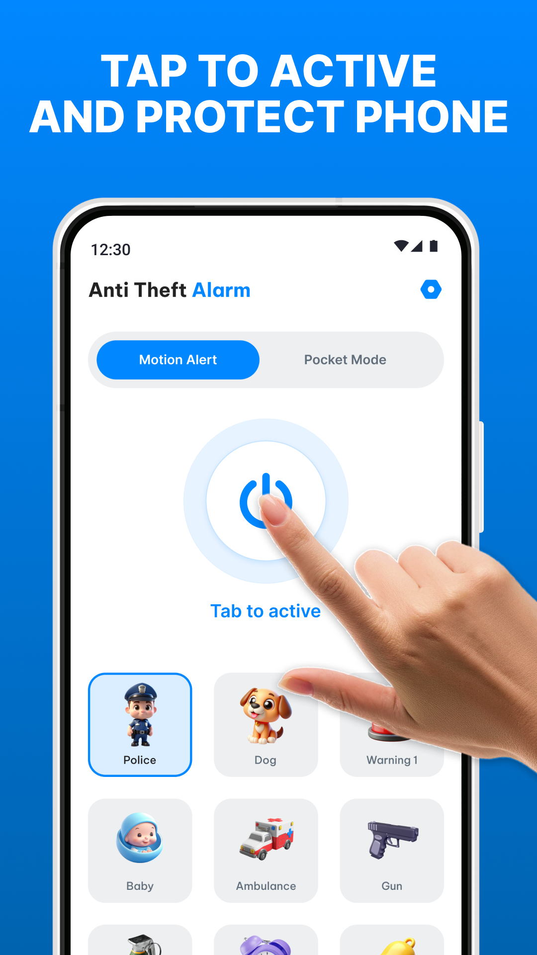 اسکرین شات 5 برنامه Anti Theft Alarm For Phone