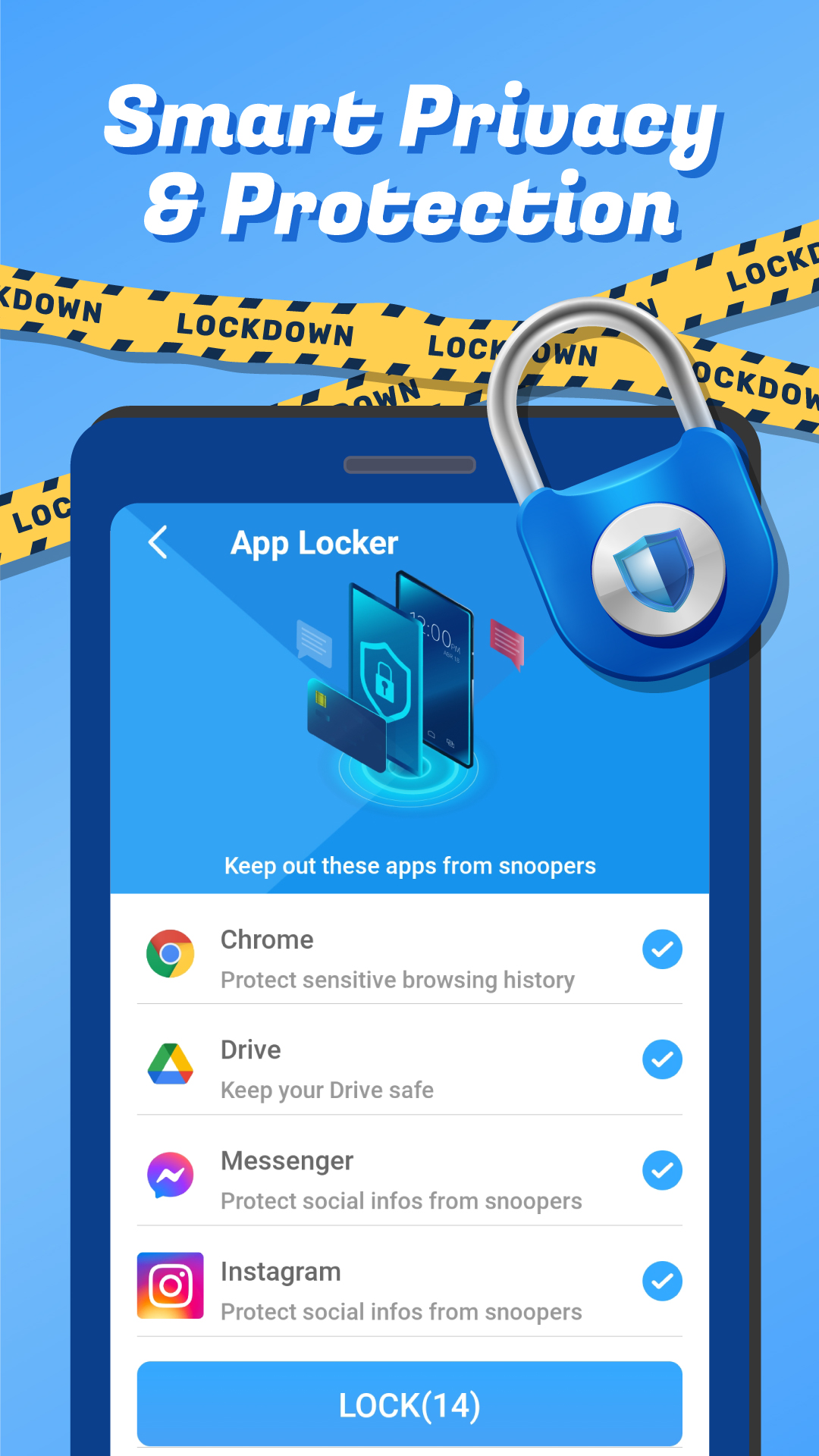 اسکرین شات 3 برنامه Antivirus: Virus Remover Clean
