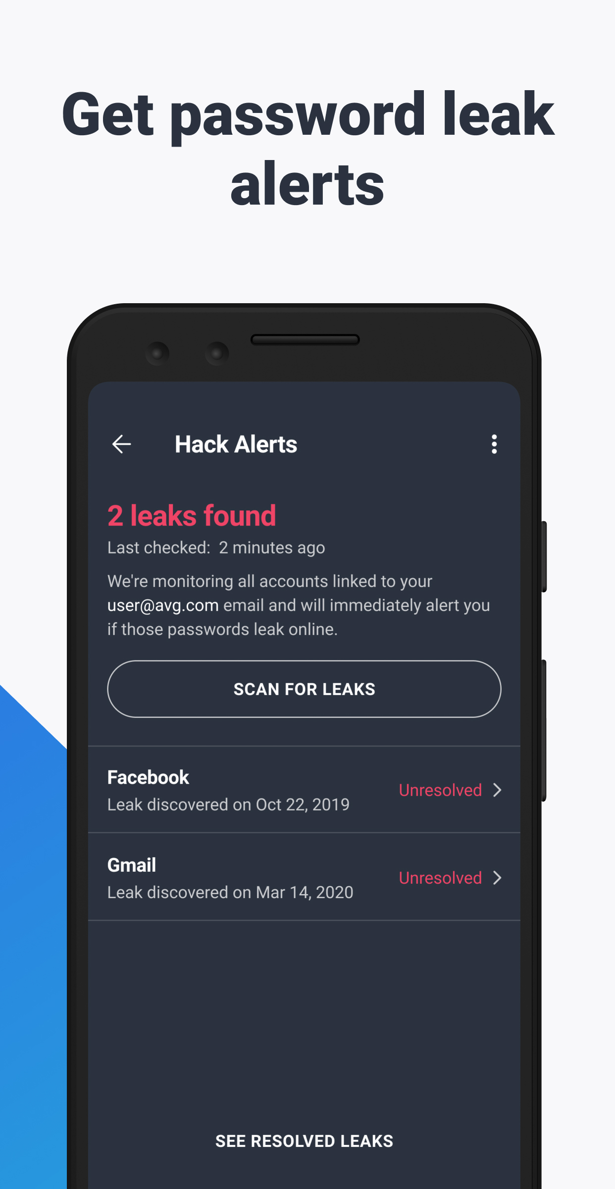 اسکرین شات 3 برنامه AVG Security & Virus Cleaner