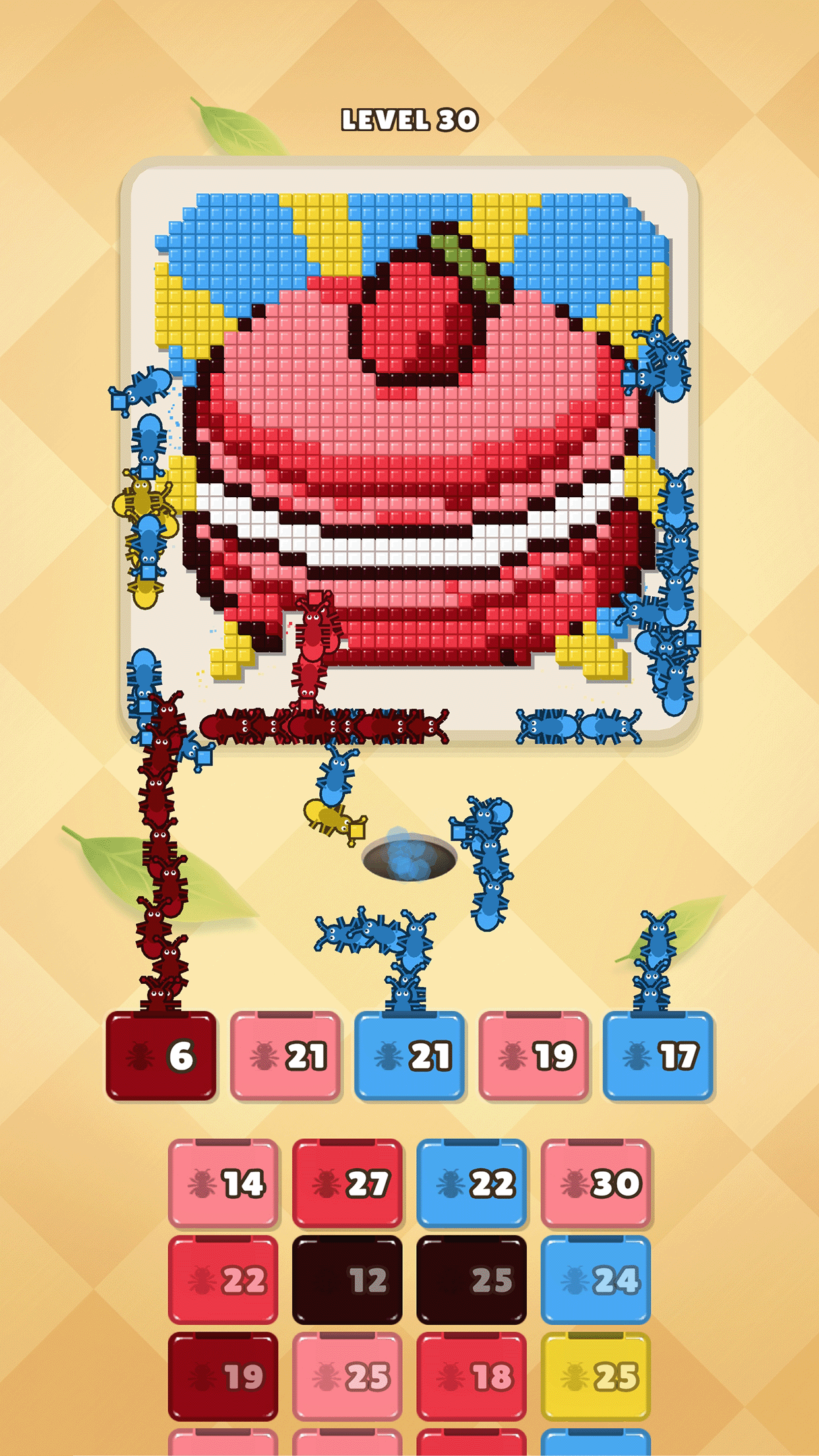 اسکرین شات 1 بازی Ants Flow: Pixel Color Puzzle!