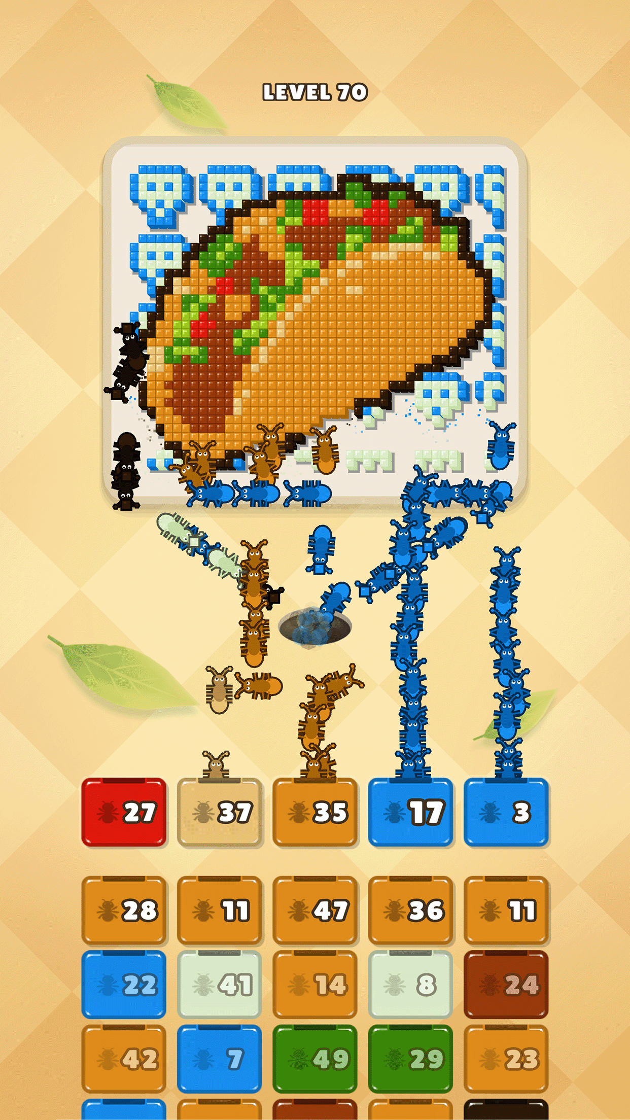 اسکرین شات 5 بازی Ants Flow: Pixel Color Puzzle!