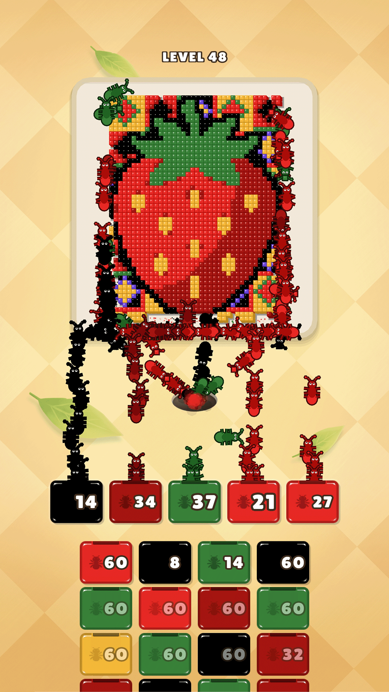 اسکرین شات 3 بازی Ants Flow: Pixel Color Puzzle!