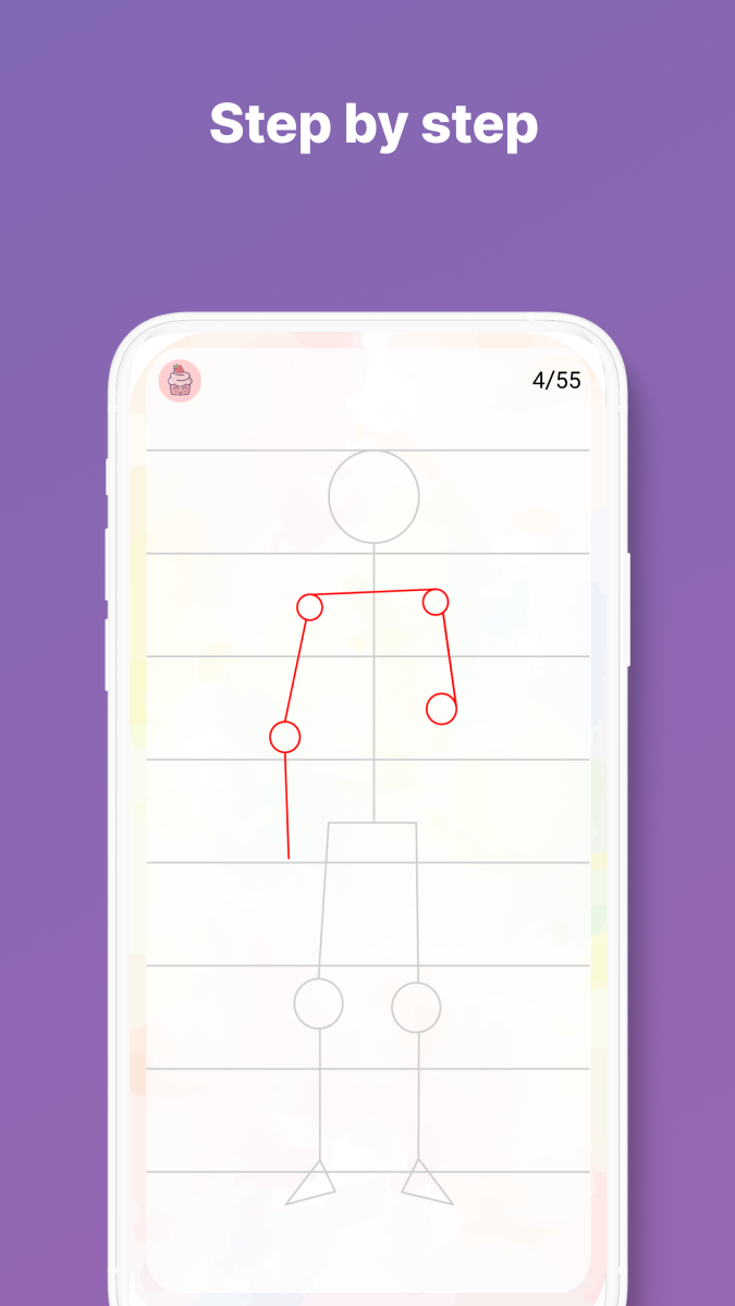 اسکرین شات 4 برنامه Anime print: how to draw anime
