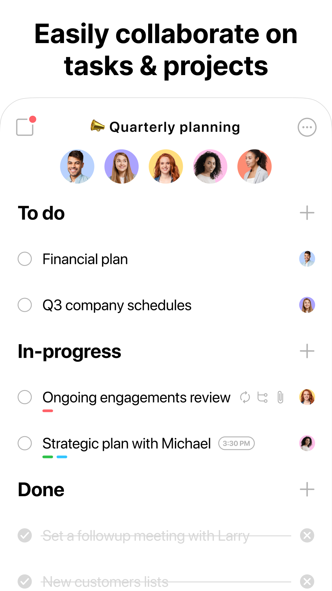 اسکرین شات 5 برنامه Any.do - To do list & Calendar