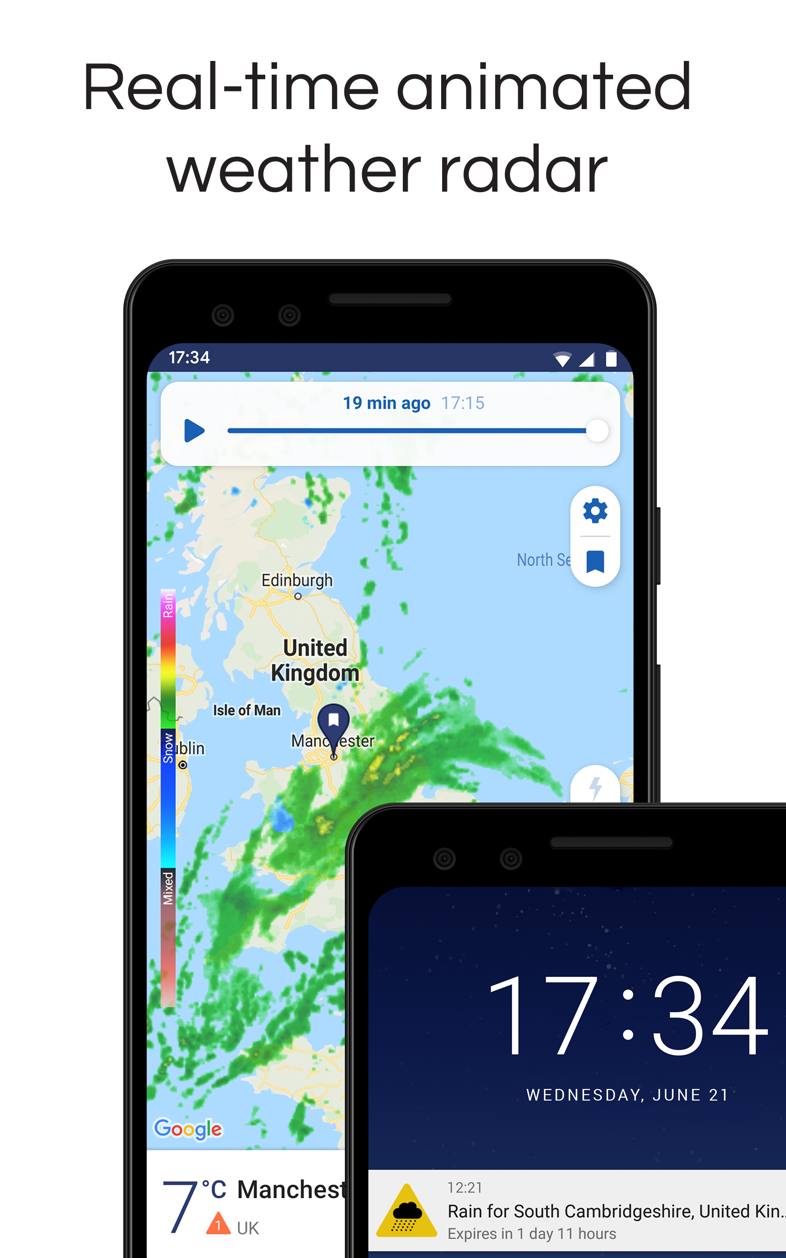 اسکرین شات 1 برنامه Clime: Weather Radar Live