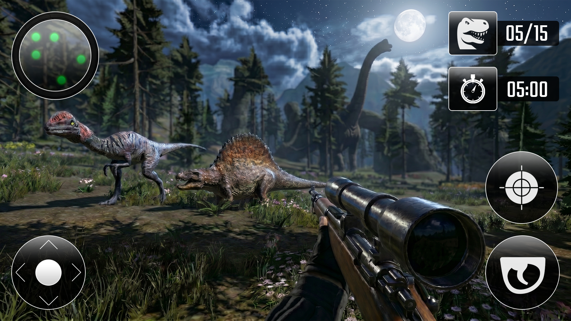 اسکرین شات 5 بازی Wild Dinosaur Hunting Games 3D