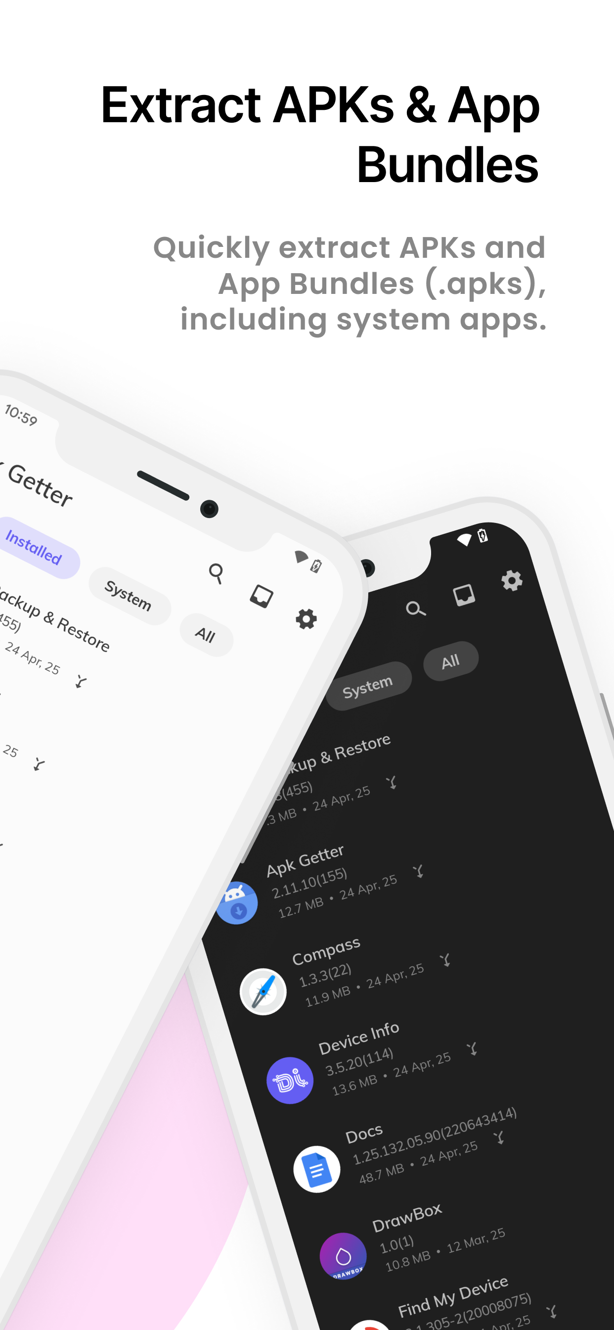 اسکرین شات 2 برنامه APK Manager & Installer