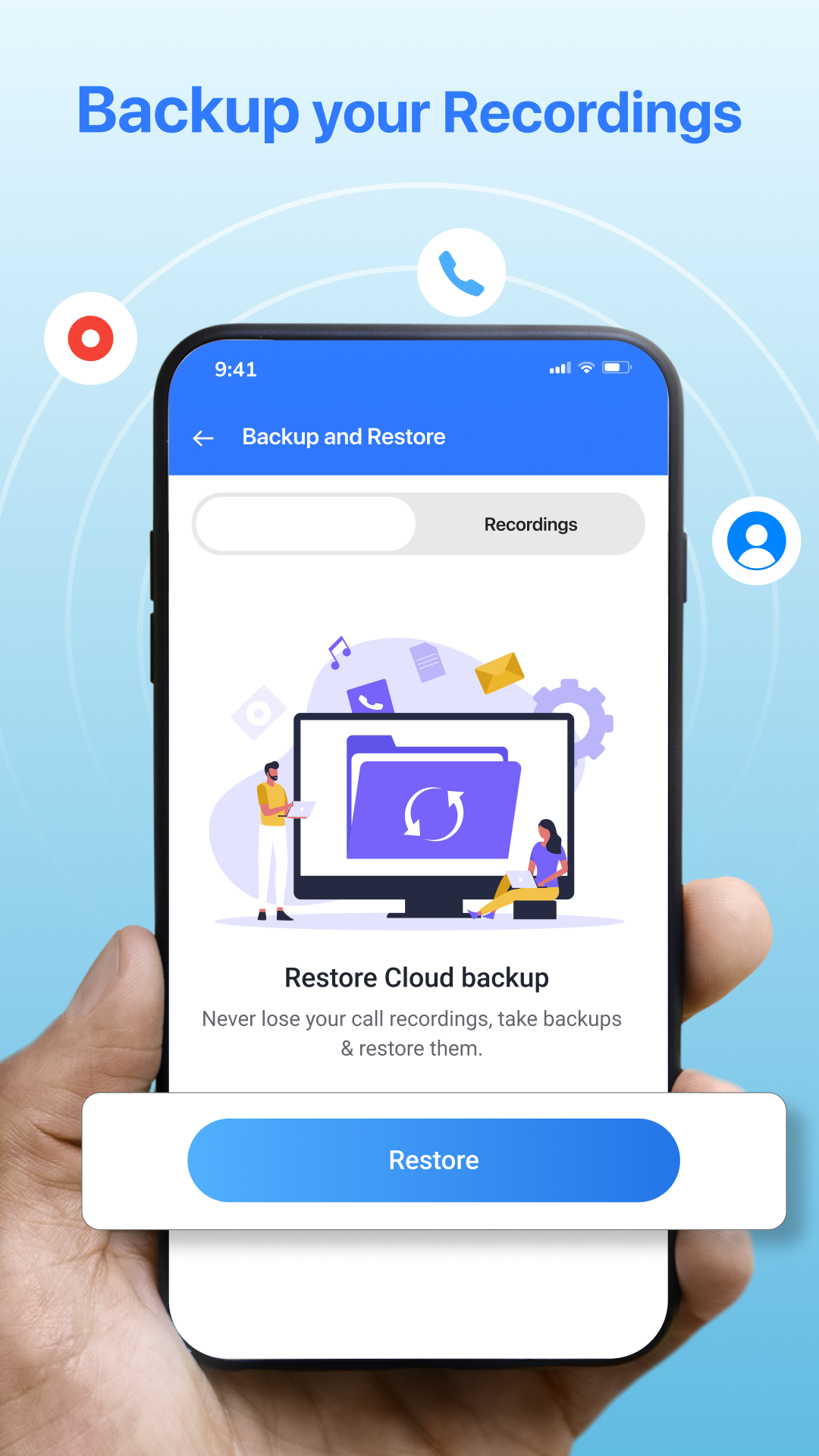 اسکرین شات 3 برنامه Call Recorder Automatic - ACR