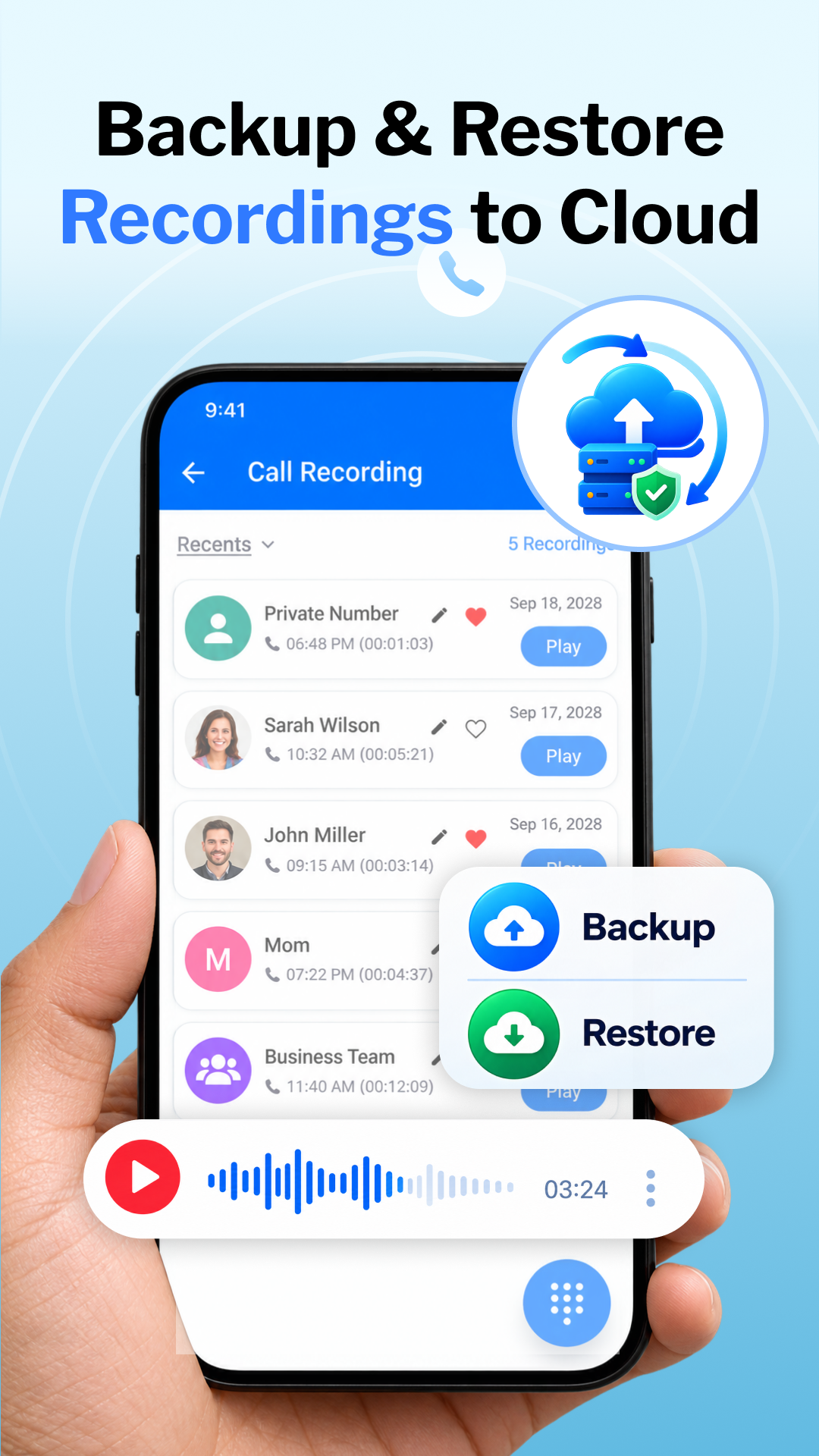 اسکرین شات 8 برنامه Call Recorder Automatic - ACR