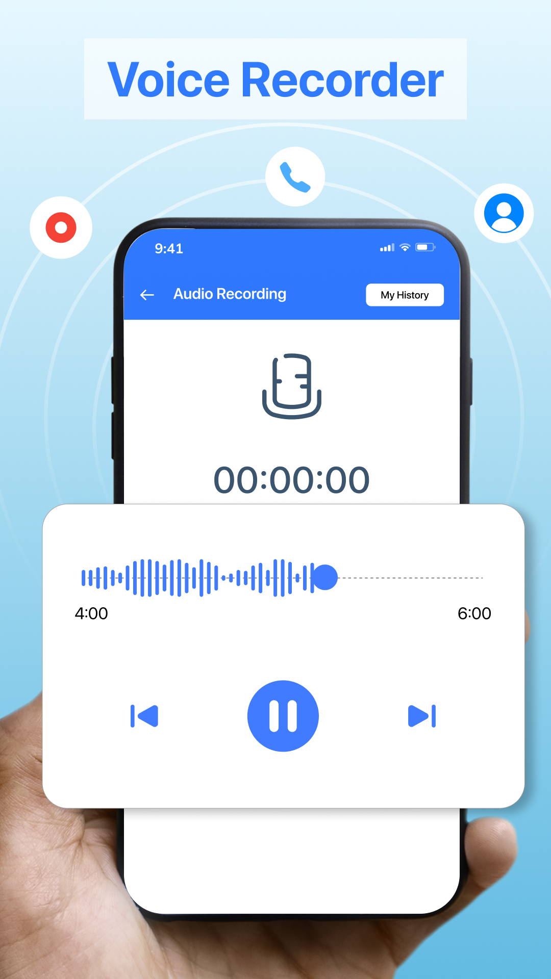 اسکرین شات 2 برنامه Call Recorder Automatic - ACR
