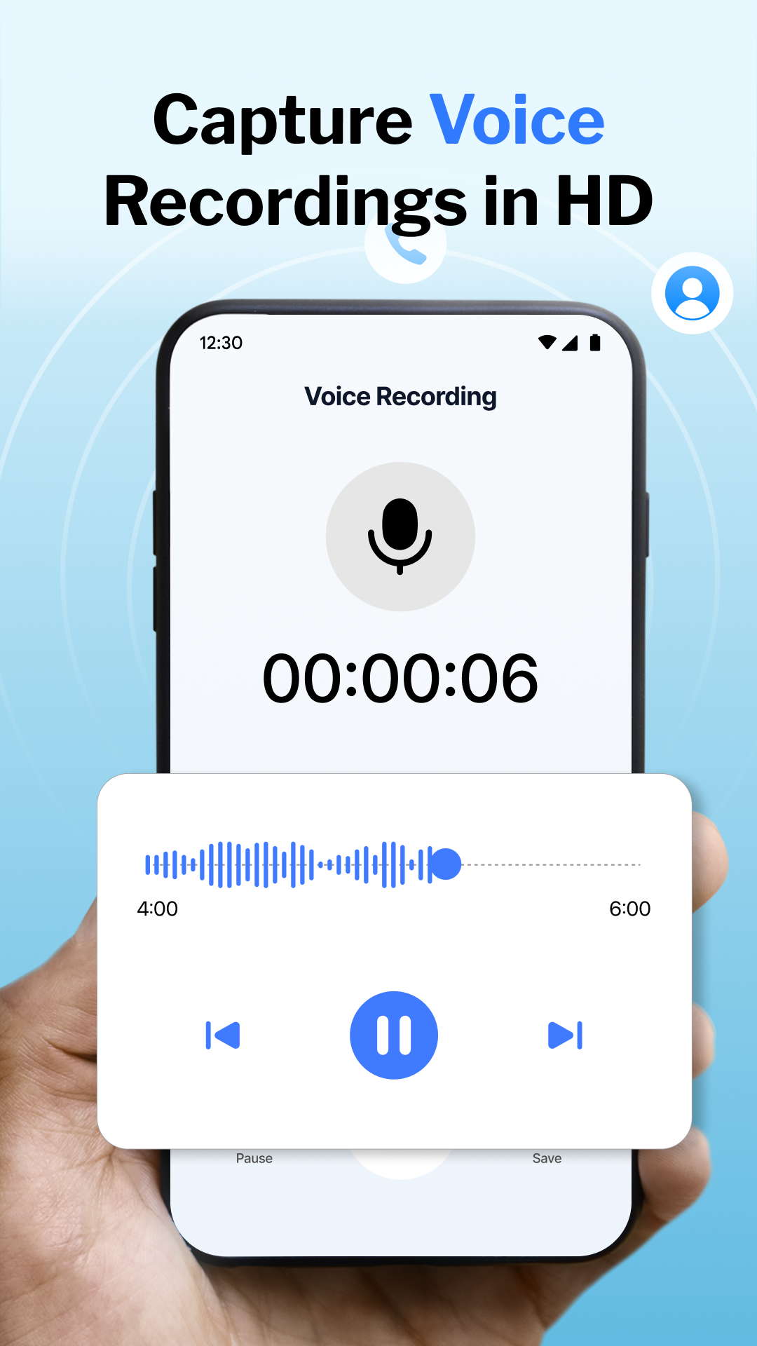 اسکرین شات 3 برنامه Call Recorder Automatic - ACR