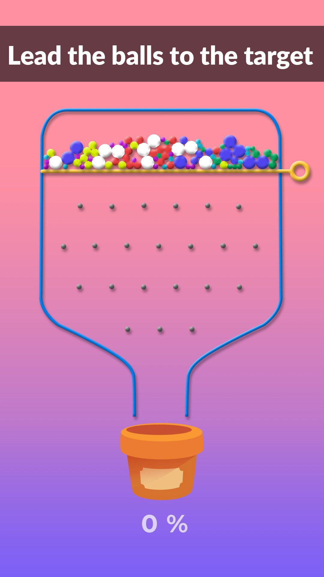 اسکرین شات 5 بازی Pull the Pin - Garden Balls