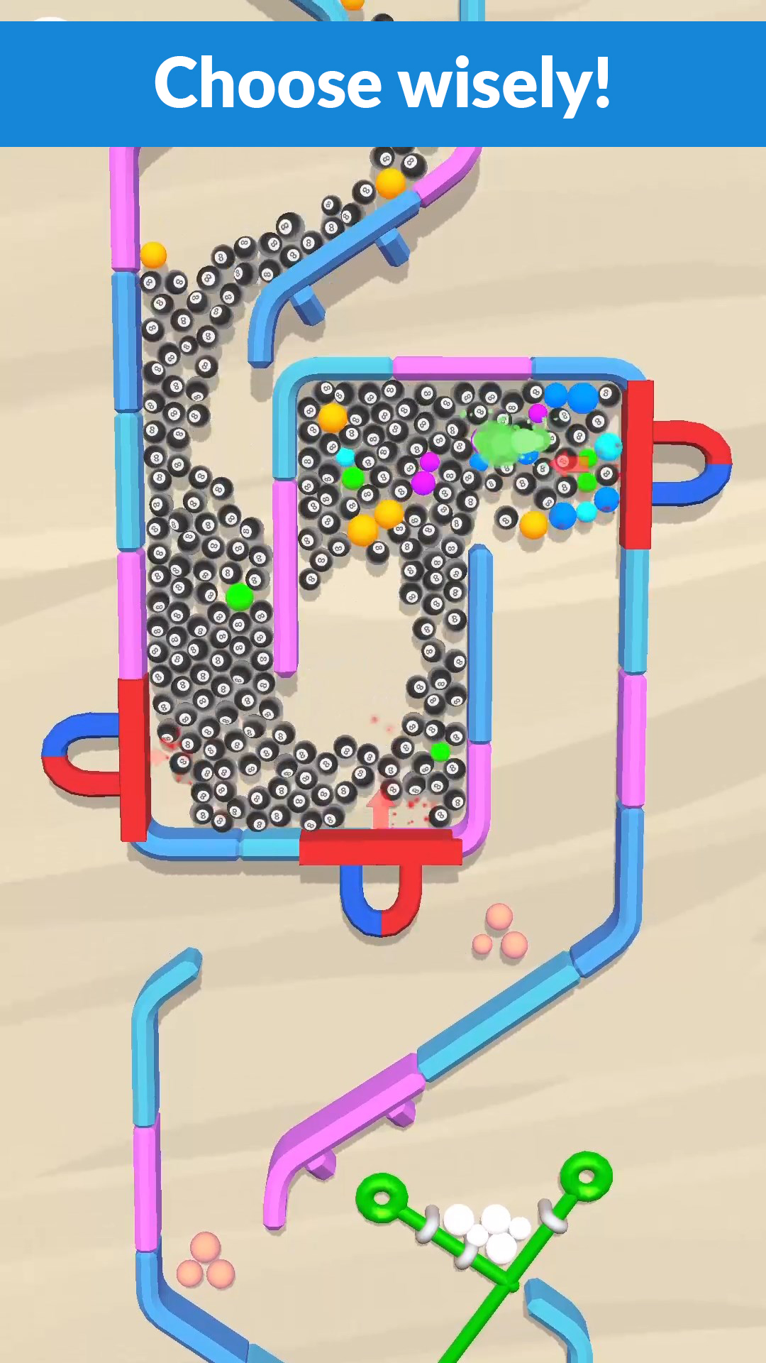 اسکرین شات 8 بازی Pull the Pin - Garden Balls