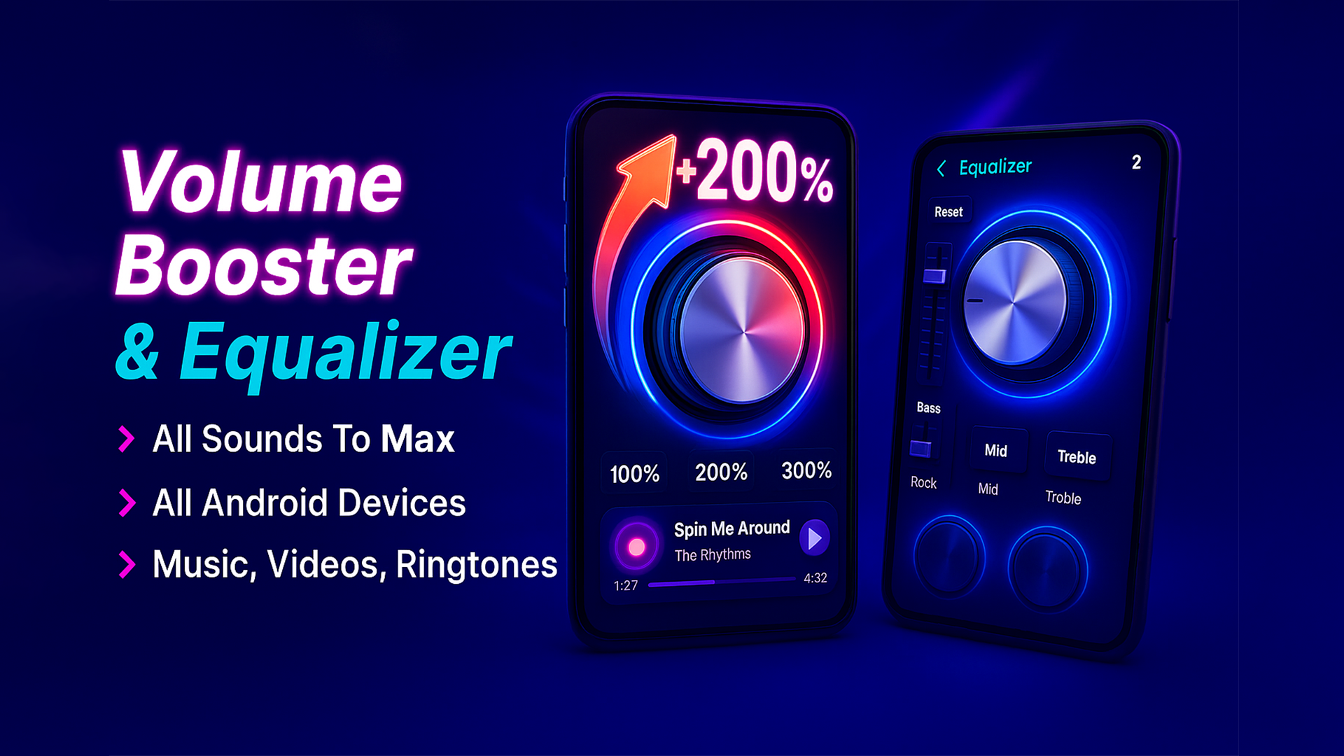 اسکرین شات 8 برنامه Volume Booster : Sound Booster