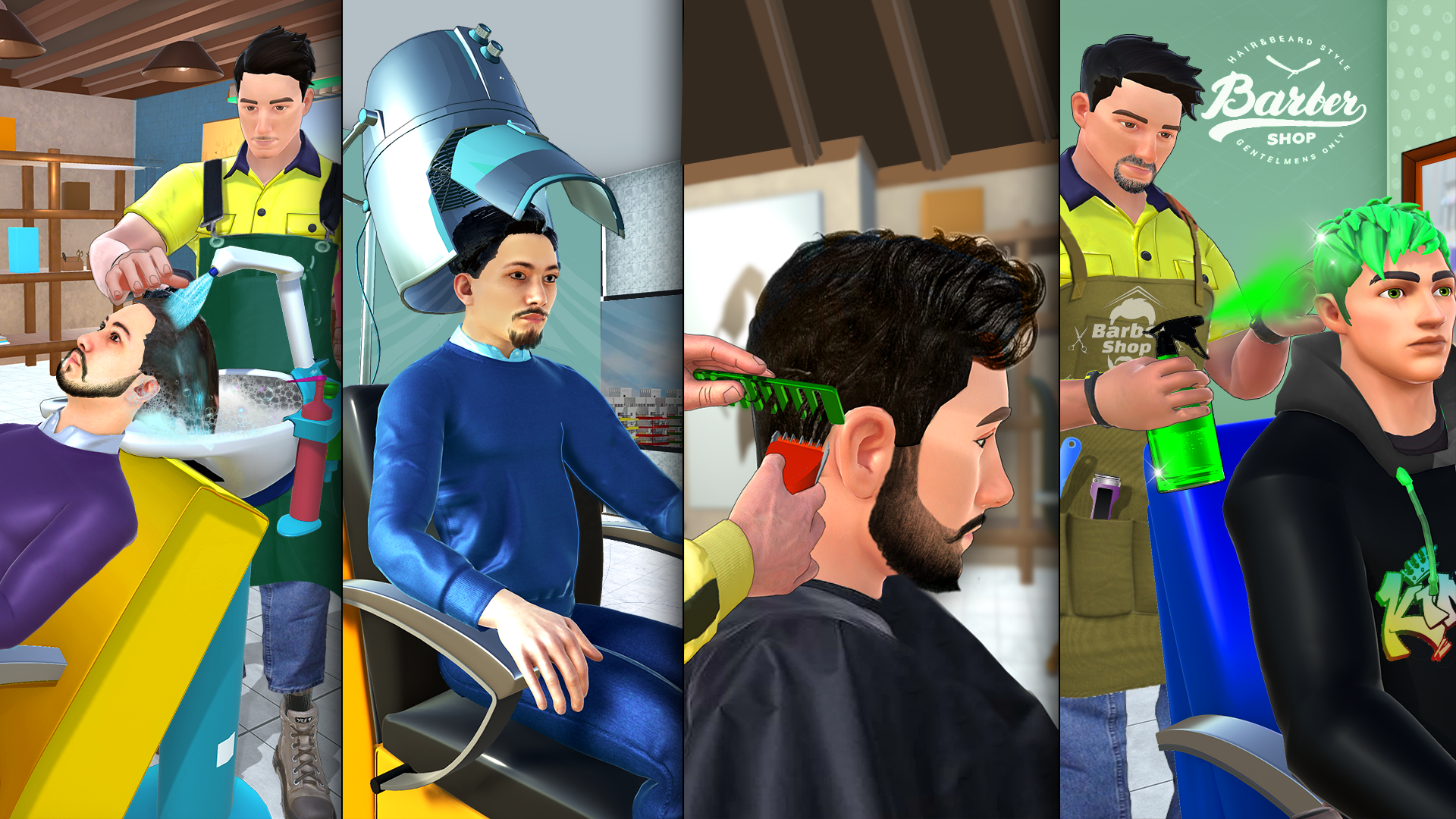 اسکرین شات 6 بازی Hair Tattoo: Barber Salon Game