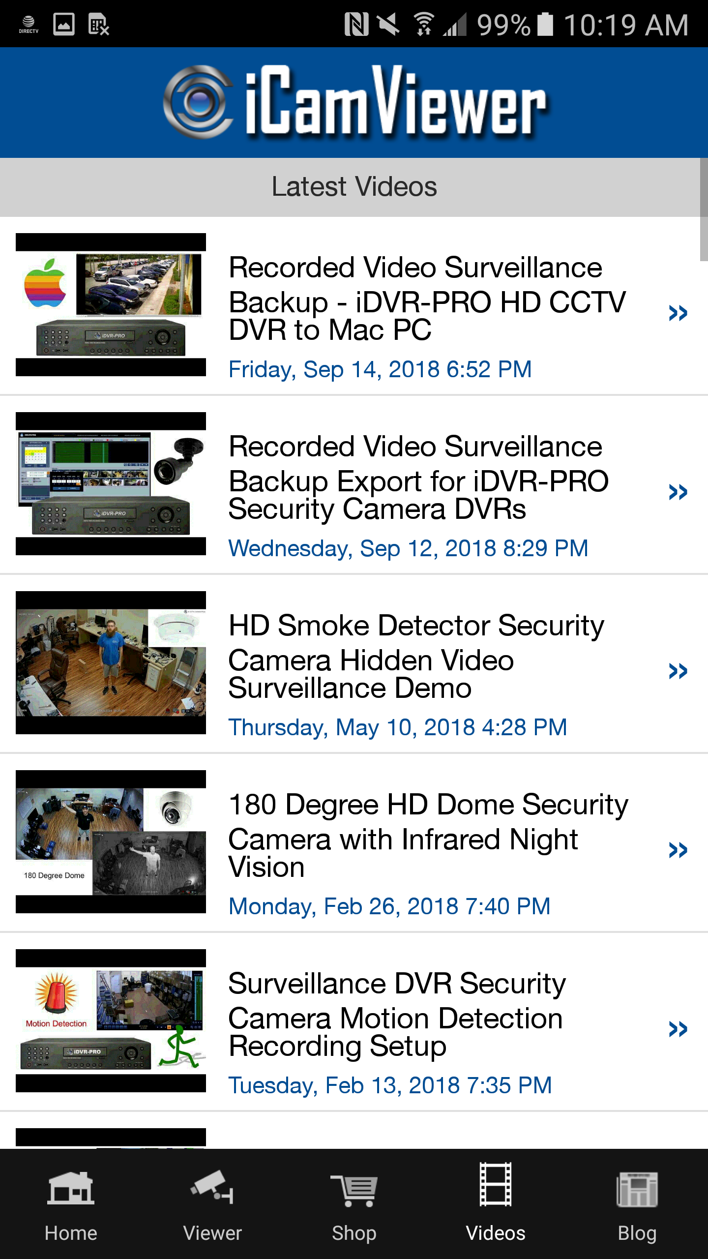 اسکرین شات 4 برنامه iCamViewer IP Camera Viewer