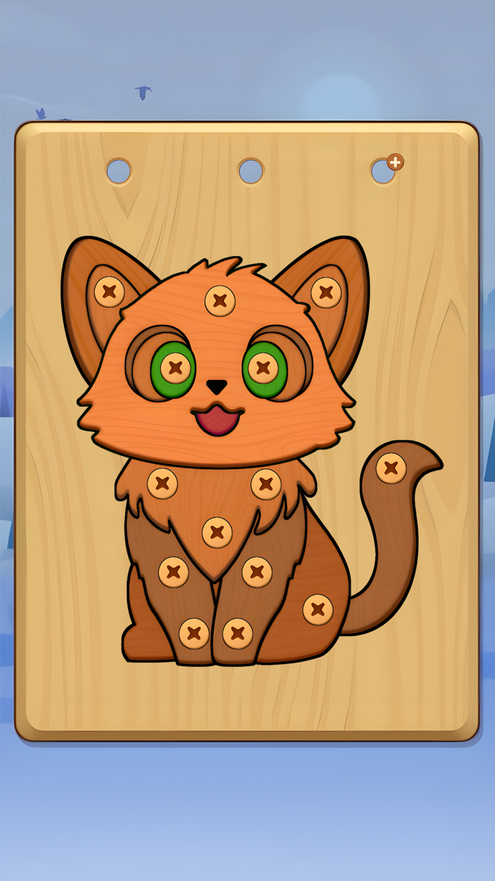 اسکرین شات 4 بازی Nut Bolt Game - Wood & Screw