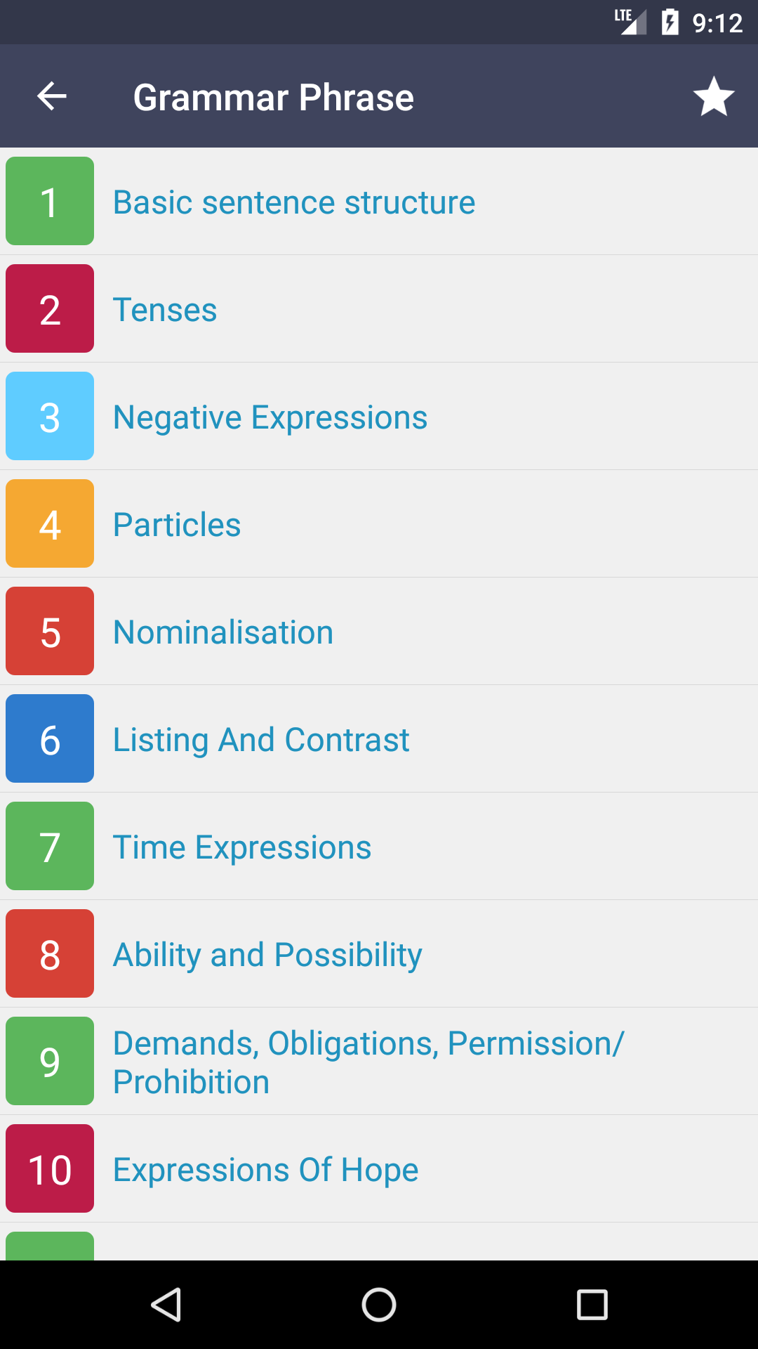 اسکرین شات 5 برنامه Learn Korean