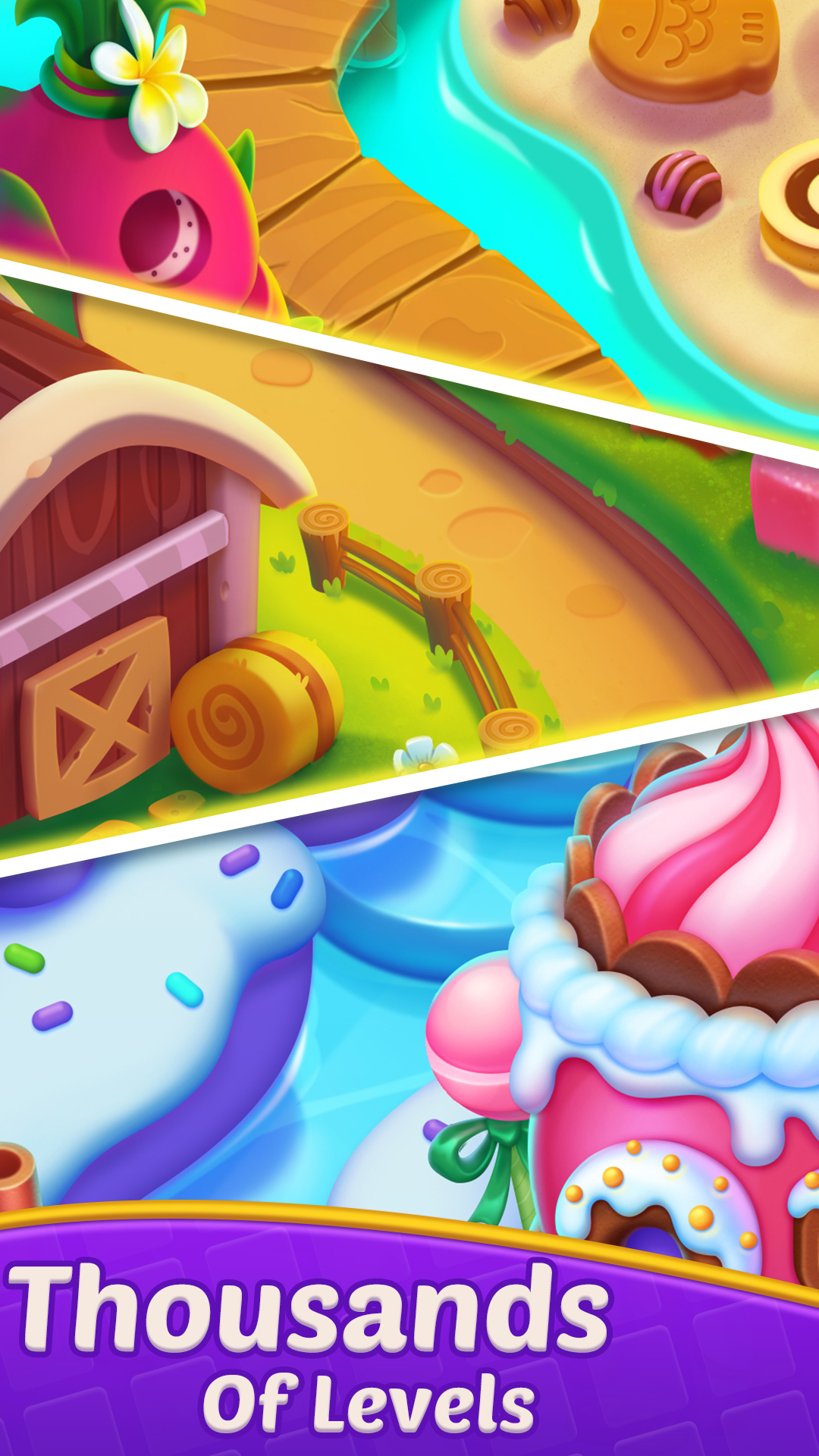 اسکرین شات 5 بازی Candy Frenzy - Match 3 Mania