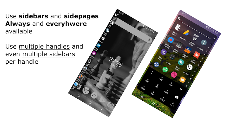اسکرین شات 1 برنامه Everywhere Launcher - Sidebar Edge Launcher