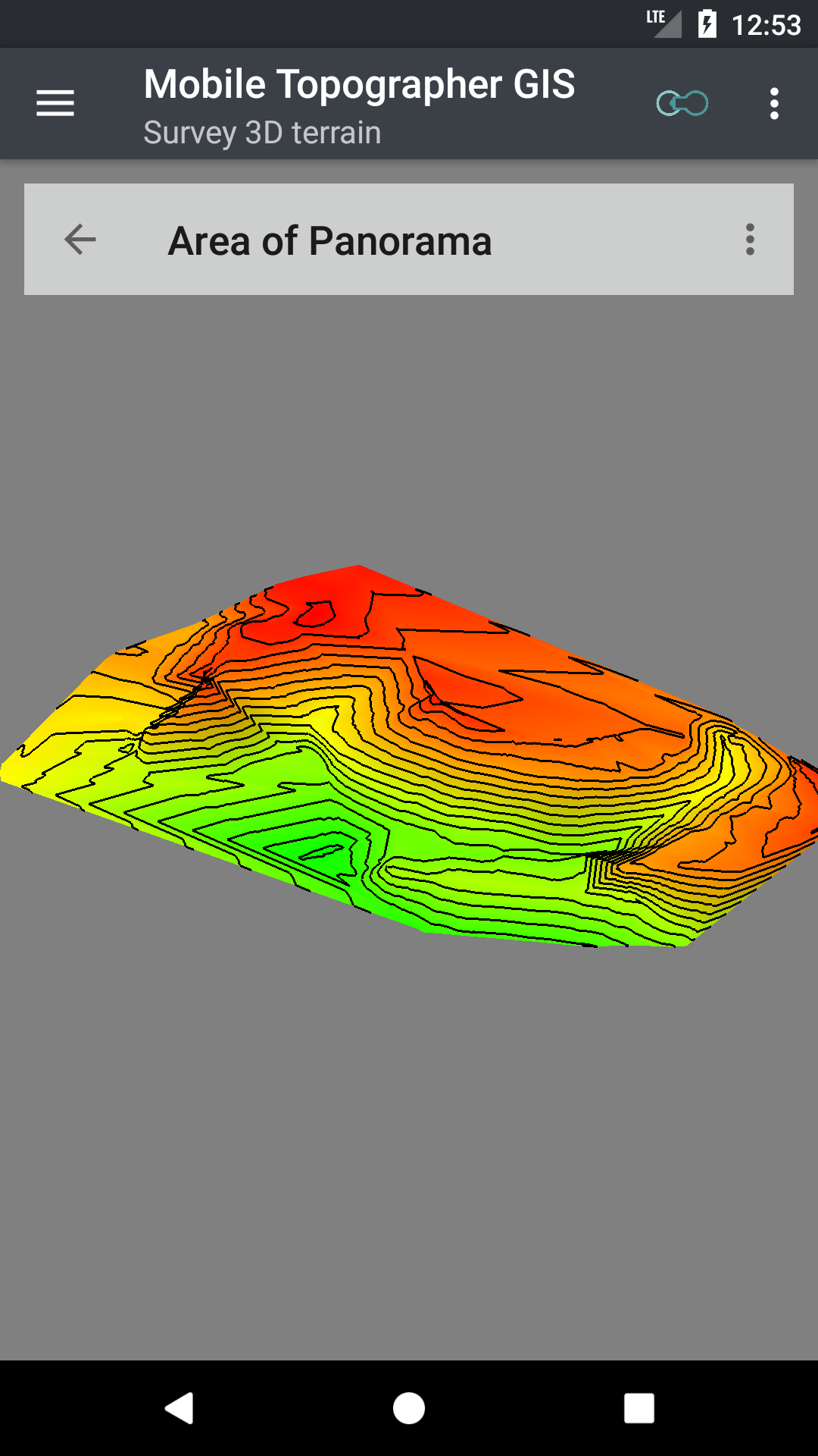 اسکرین شات 5 برنامه Mobile Topographer GIS