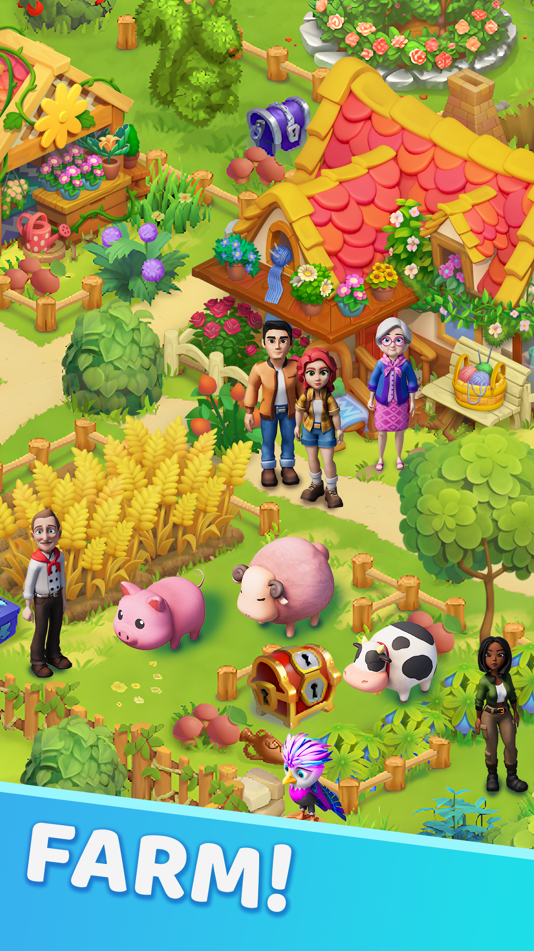 اسکرین شات 1 بازی Merge Dale: Farm Adventure