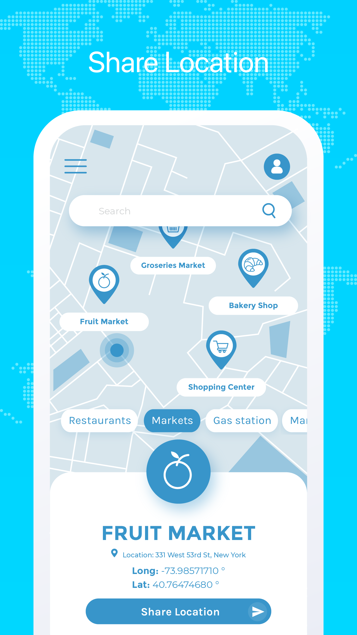 اسکرین شات 2 برنامه My Location & Travel Tools