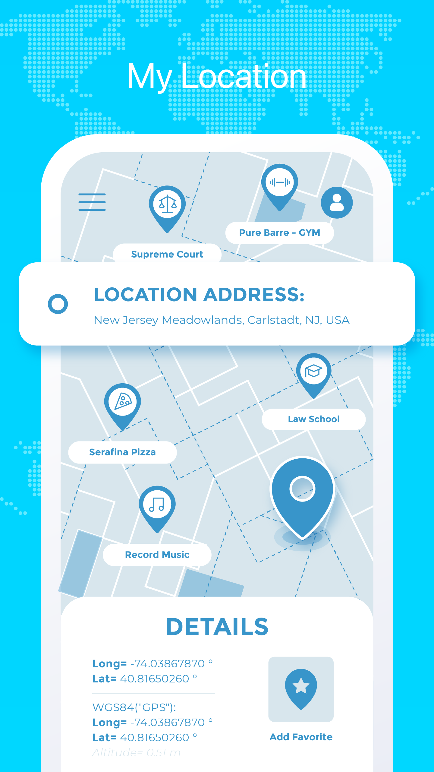 اسکرین شات 1 برنامه My Location & Travel Tools