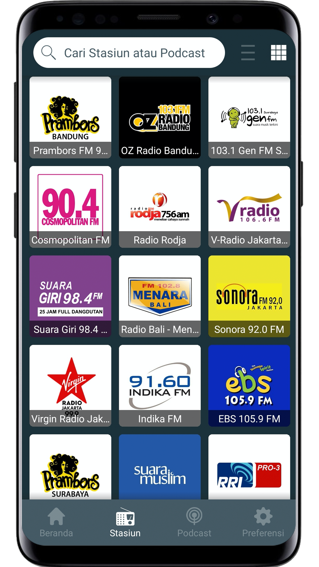 اسکرین شات 4 برنامه Radio FM Indonesia