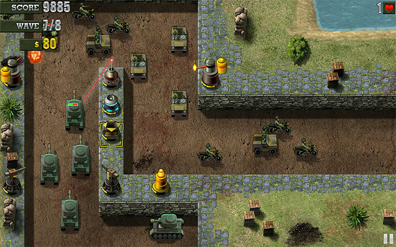 اسکرین شات 1 بازی Defend The Bunker