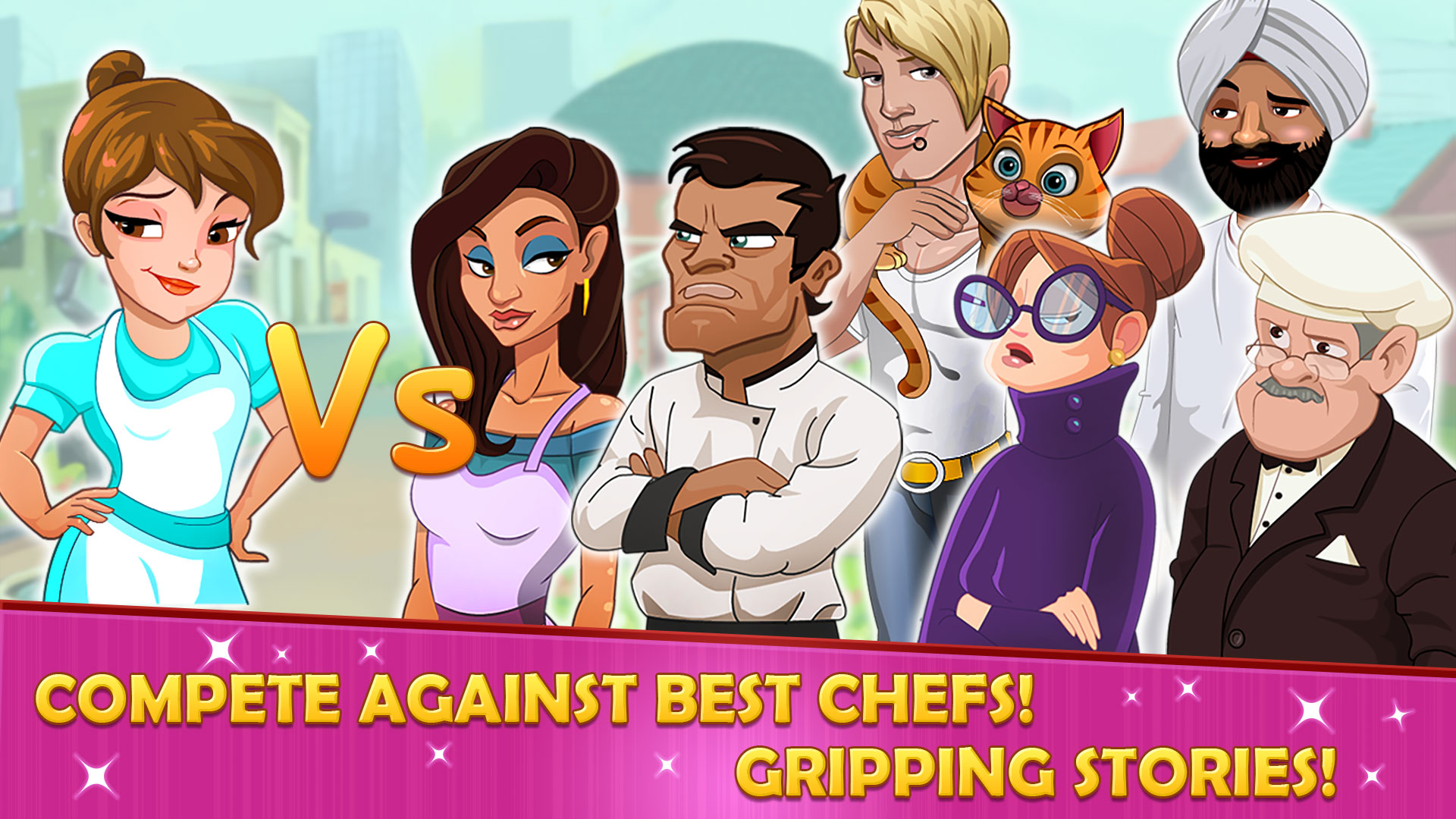 اسکرین شات 2 بازی Kitchen story: Food Fever Game