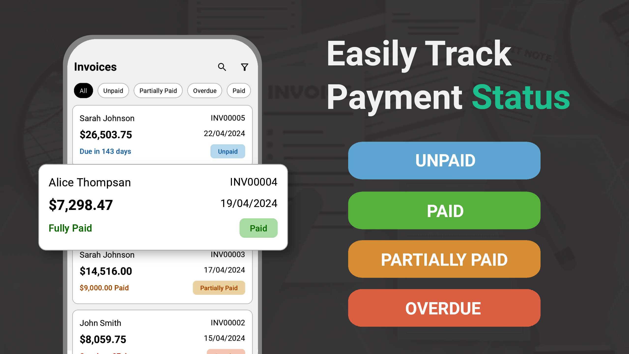 اسکرین شات 5 برنامه Invoice Maker: Quick & Easy