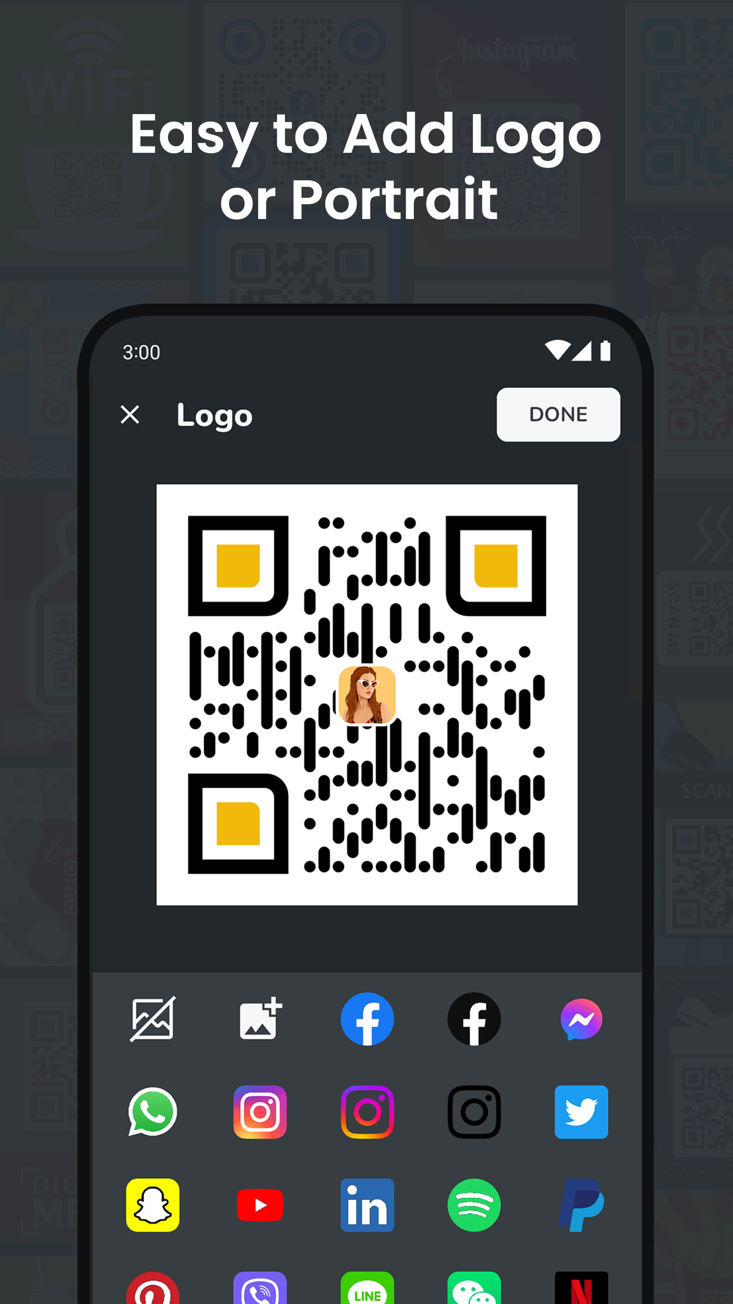 اسکرین شات 4 برنامه QR Code Generator: Fast & Easy