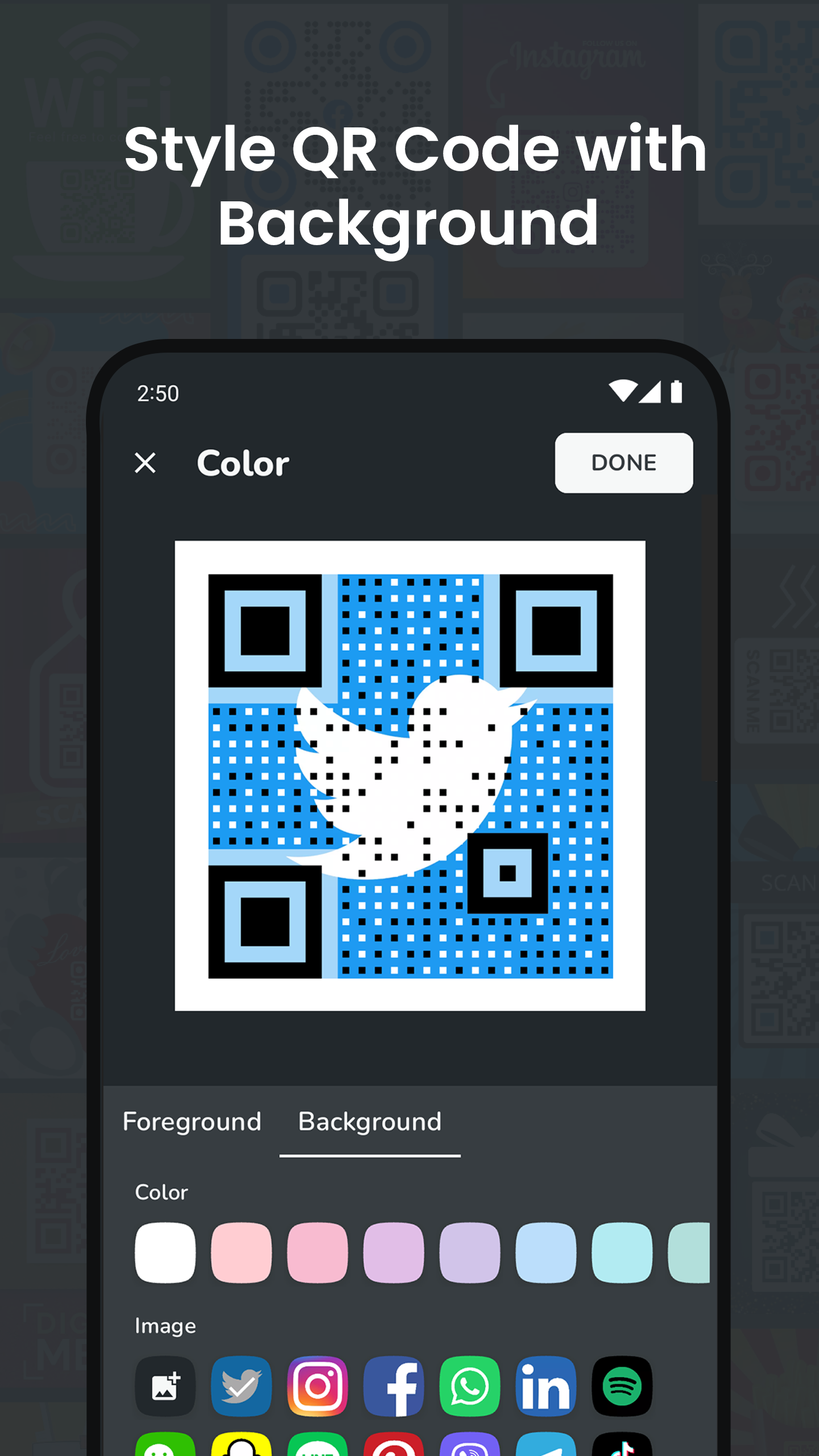 اسکرین شات 7 برنامه QR Code Generator: Fast & Easy