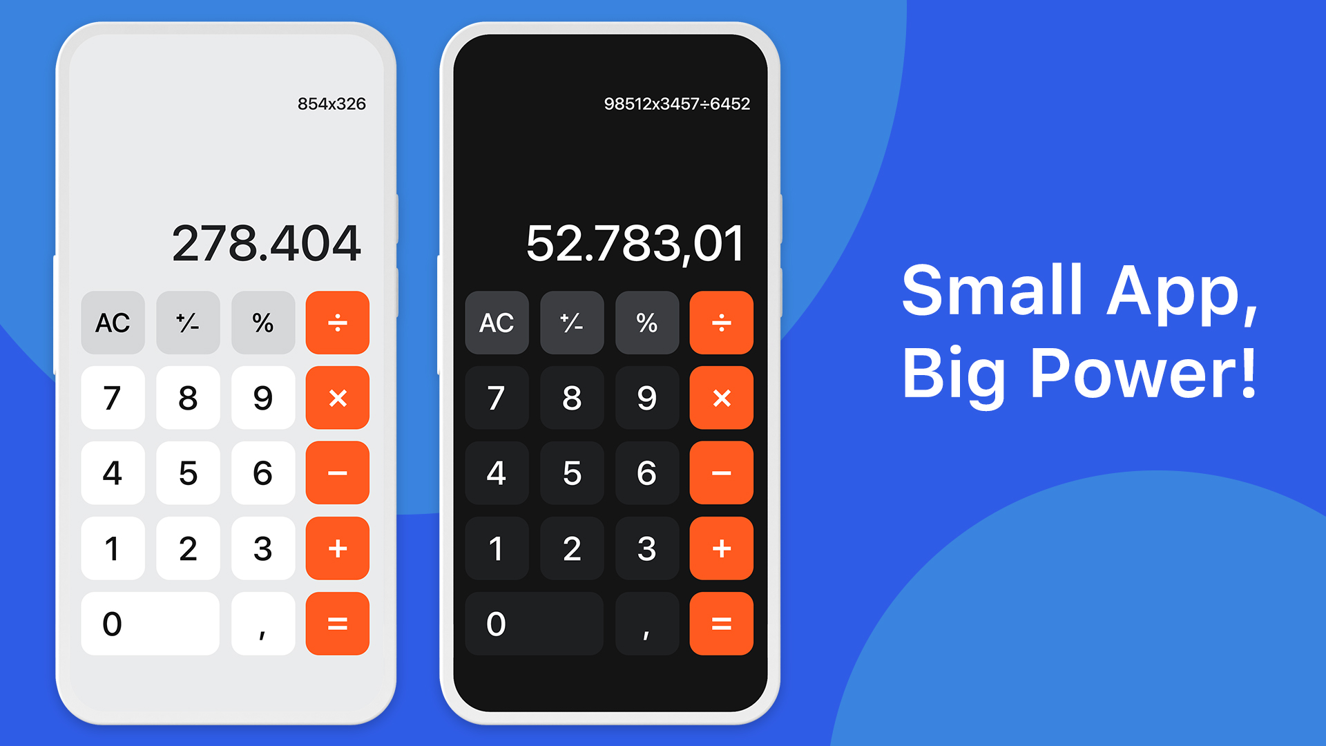اسکرین شات 3 برنامه Calculator Simple
