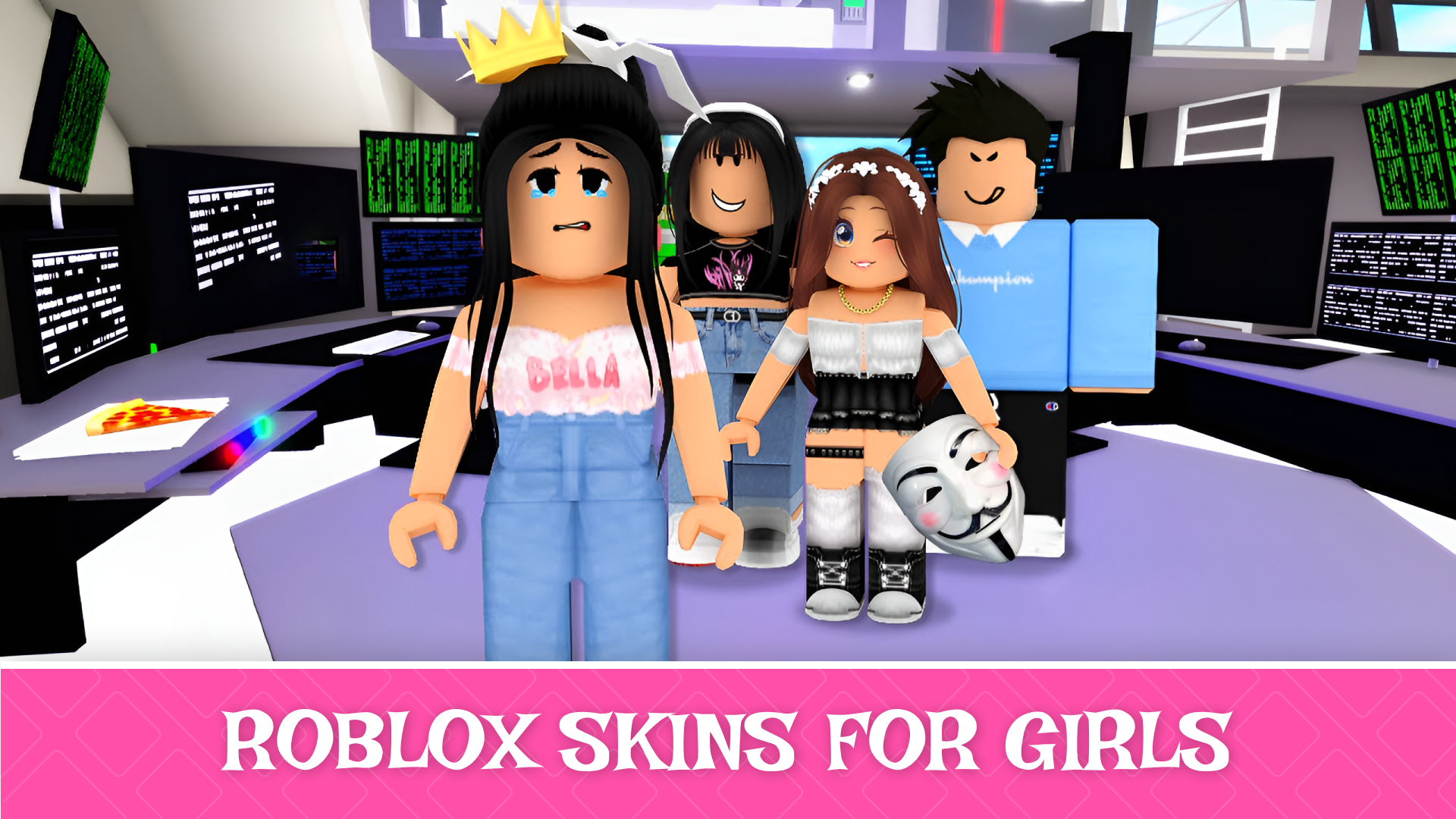 اسکرین شات 4 برنامه Girls Skins for Roblox
