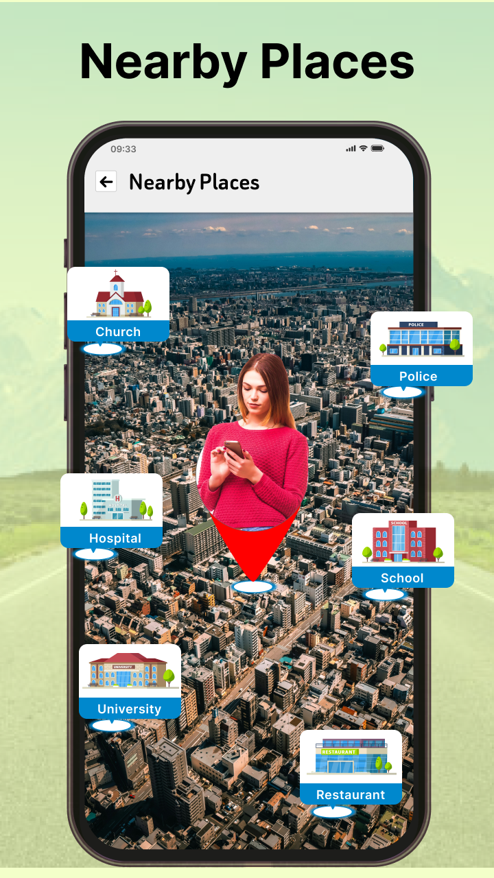 اسکرین شات 3 برنامه Live Satellite View GPS Map