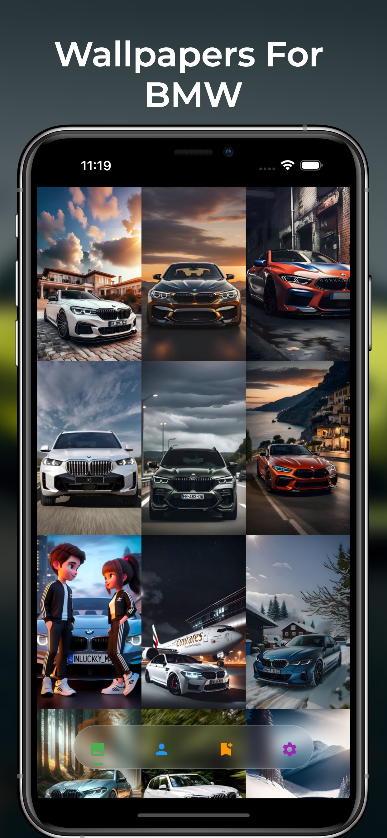 اسکرین شات 2 برنامه Wallpapers For Car BMW
