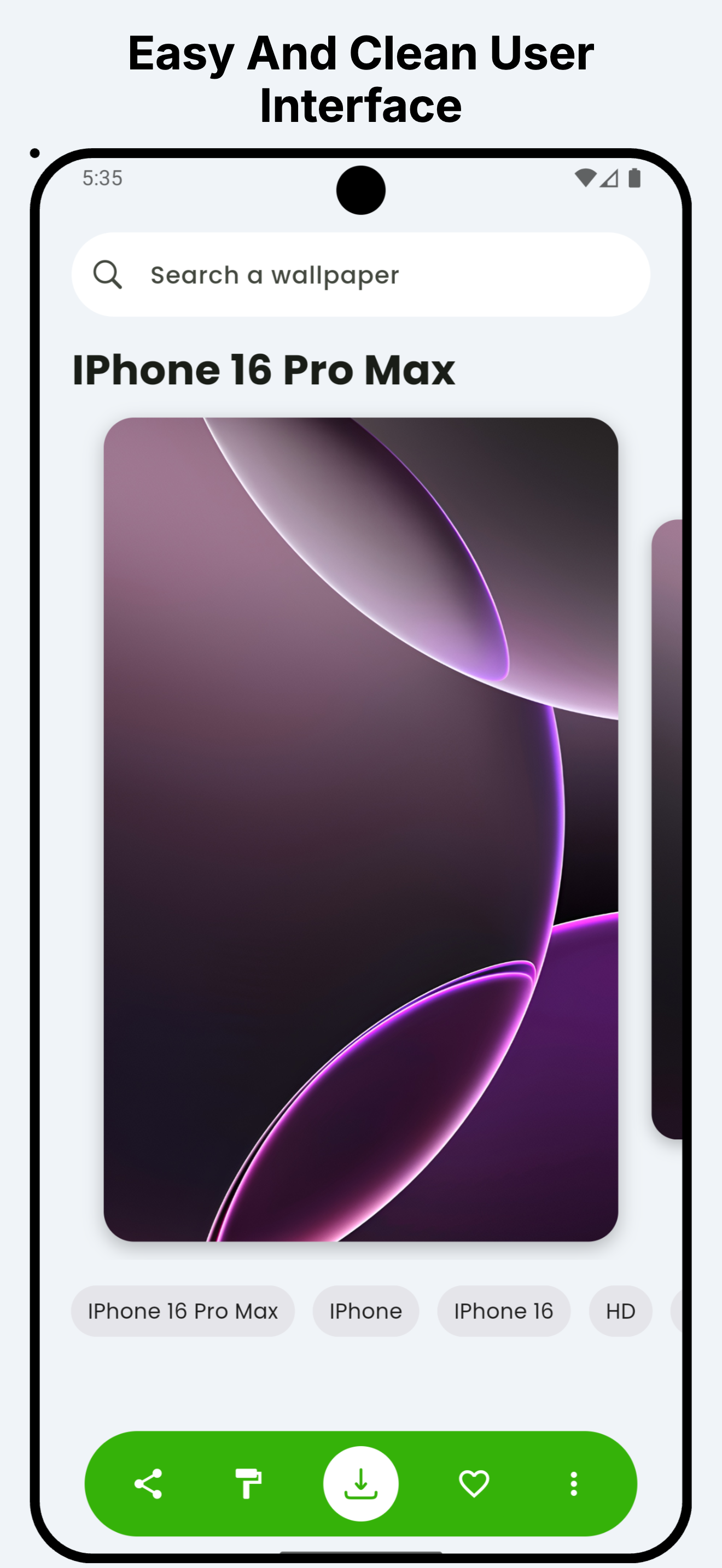 اسکرین شات 5 برنامه Wallpapers For iPhone 14-16 HD
