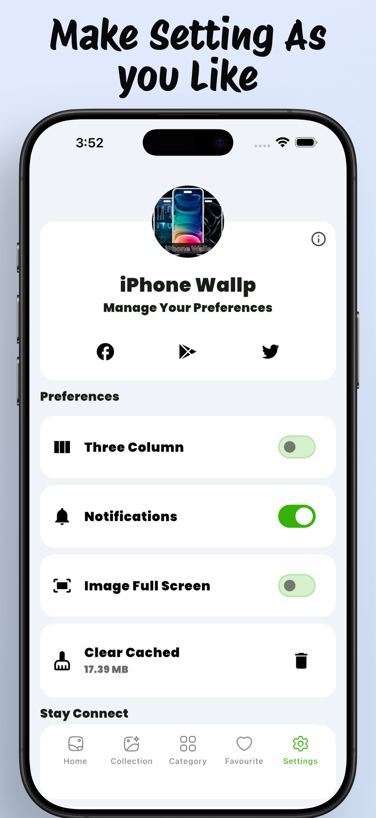 اسکرین شات 8 برنامه Wallpaper For Iphone - Wallway