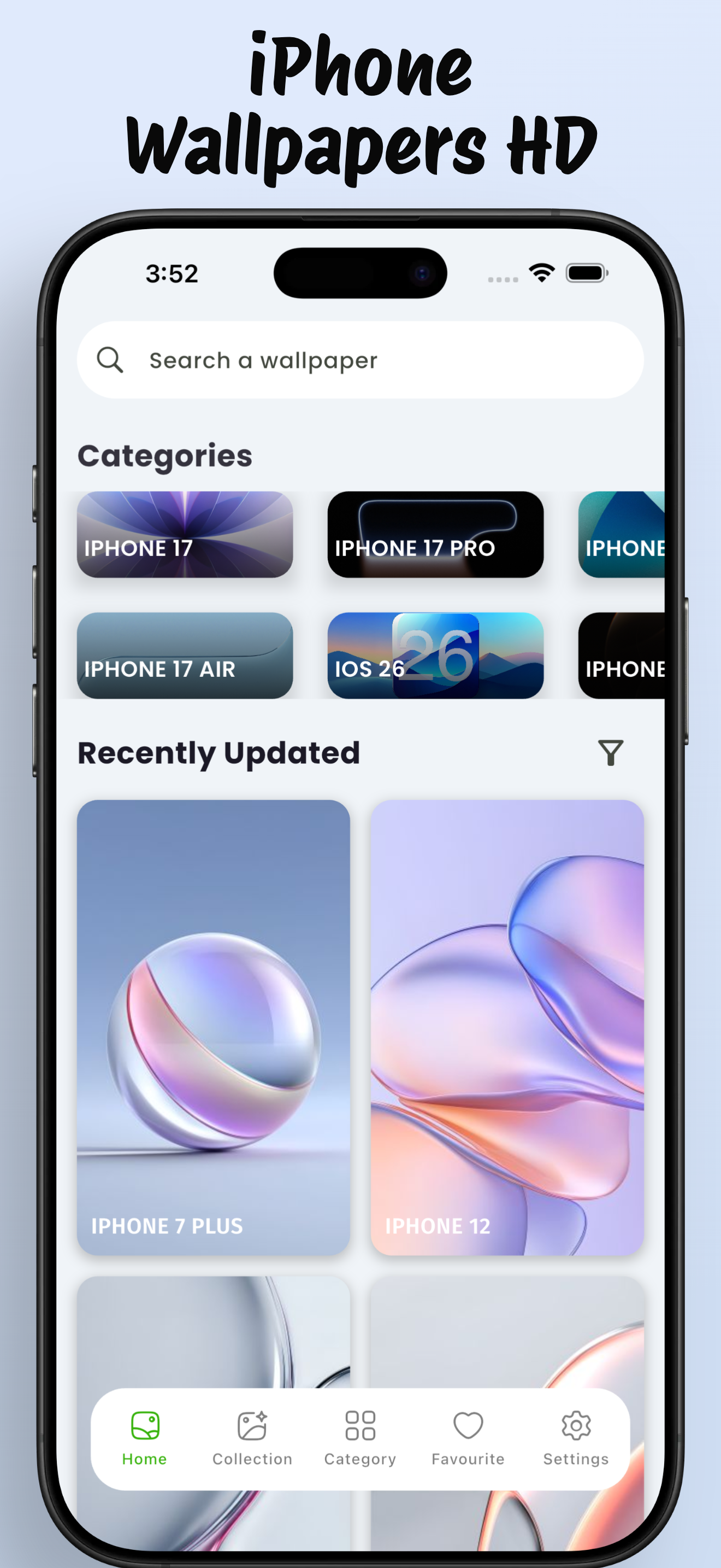 اسکرین شات 2 برنامه Wallpaper For Iphone - Wallway