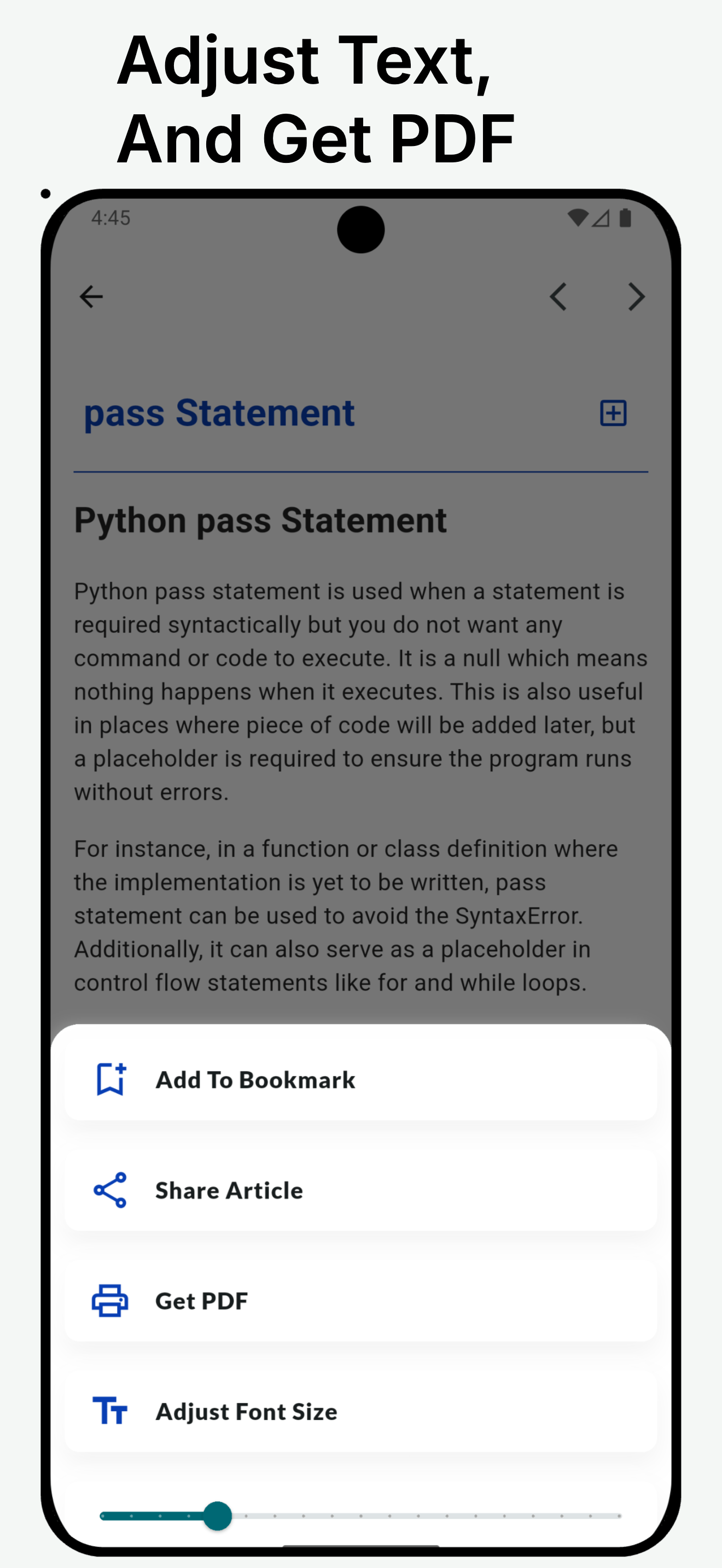اسکرین شات 5 برنامه Learn Python Tutorials