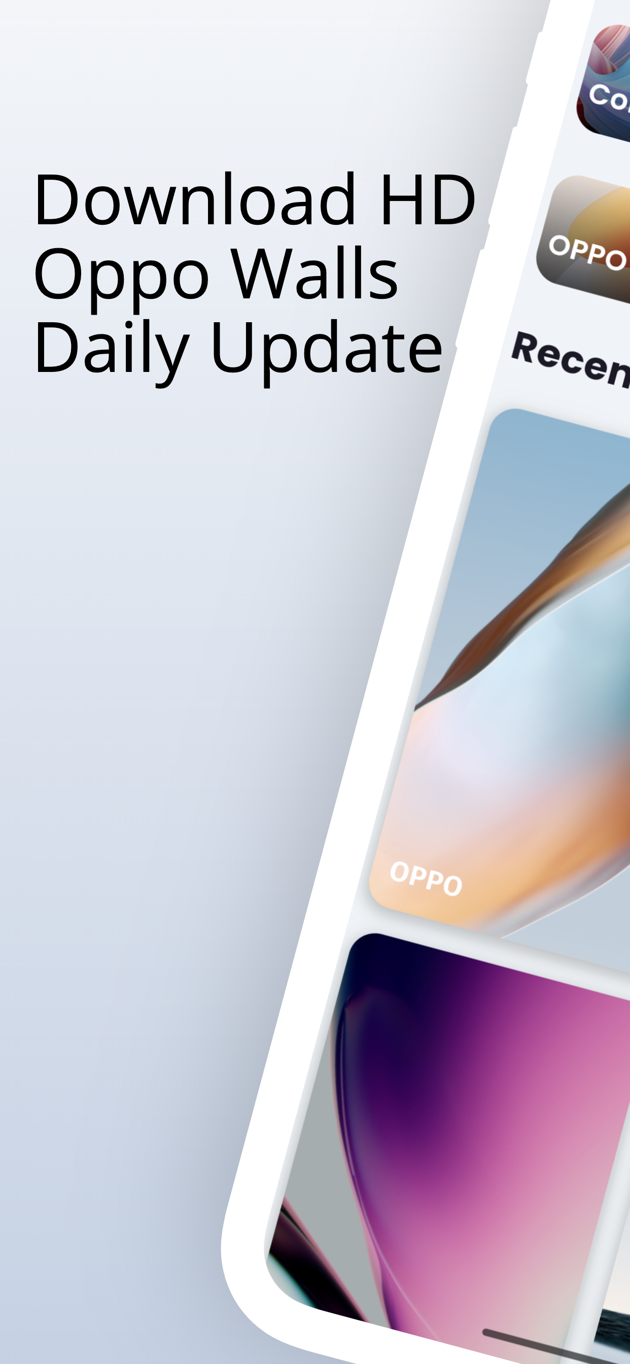 اسکرین شات 2 برنامه Wallpapers For Oppo - HD - 4K
