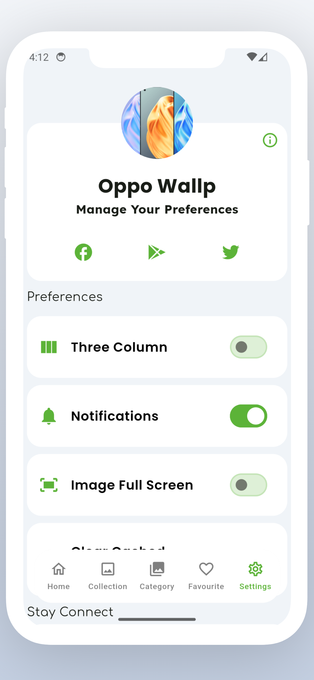اسکرین شات 8 برنامه Wallpapers For Oppo - HD - 4K